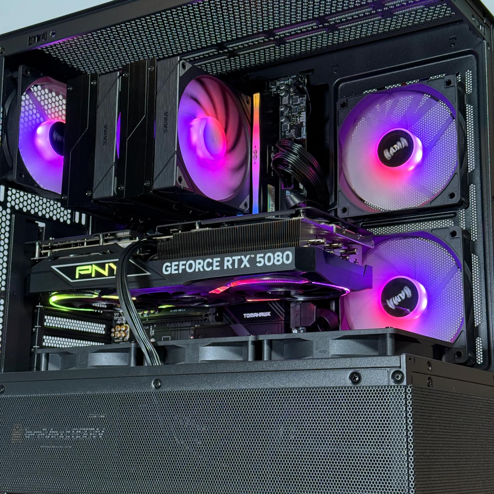 RTX 5080 Ryzen 9800X3D 64GB DDR5 4TB NVME GAMING PC
