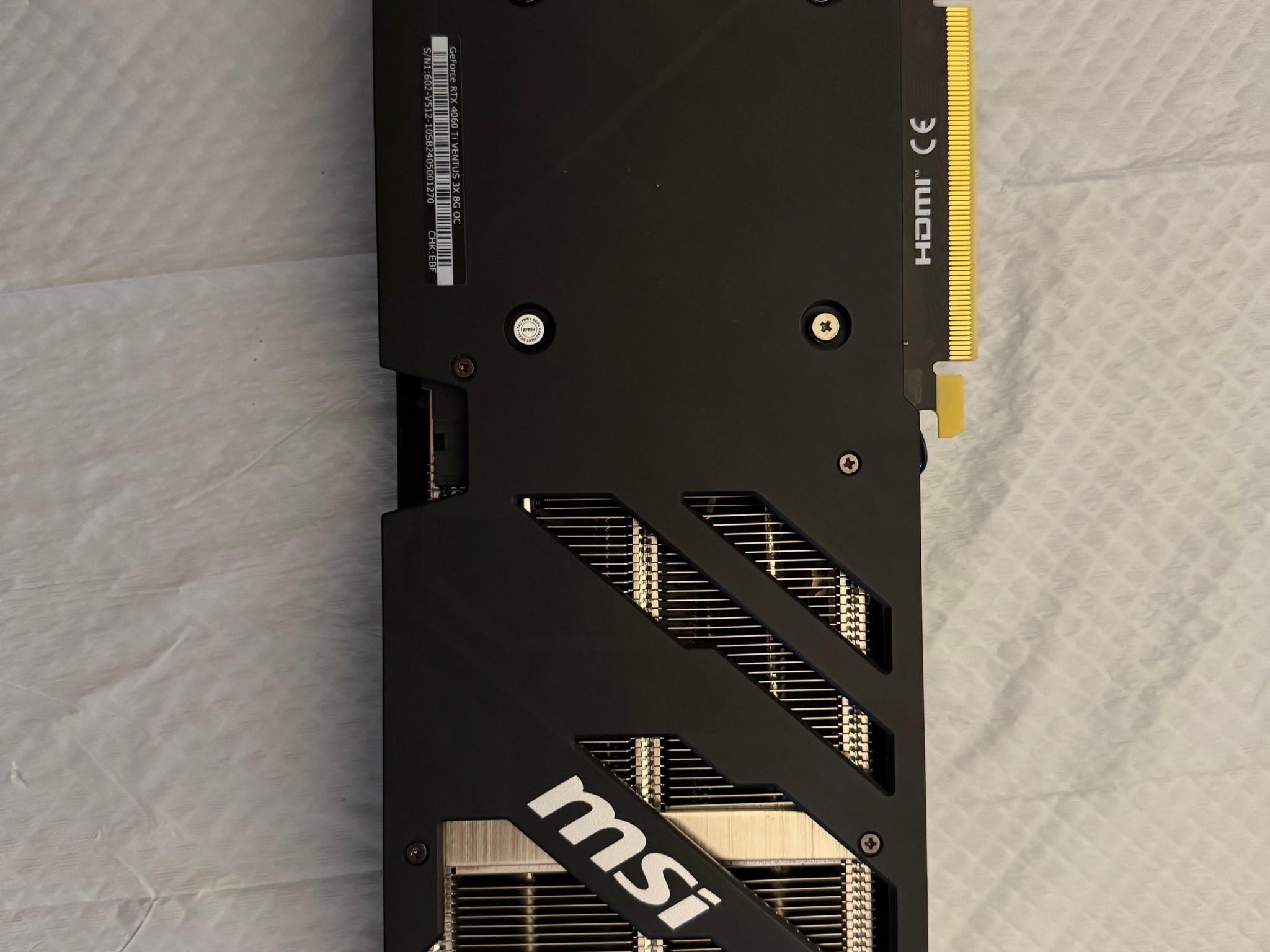 MSI Nvidia RTX 4060 Ti 8GB