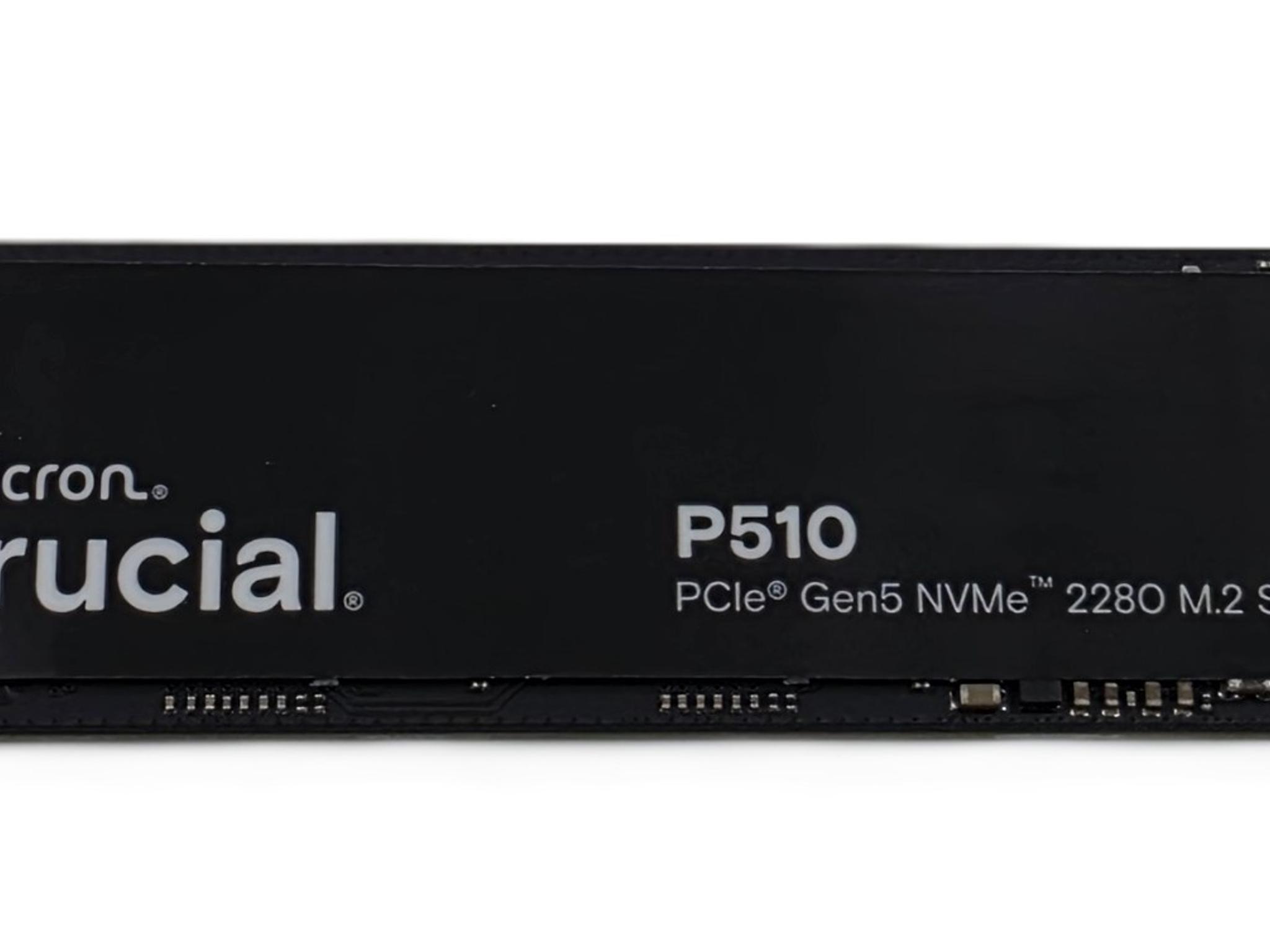 Crucial P510 PCIe Gen5 NVMe 2TB SSD Like New