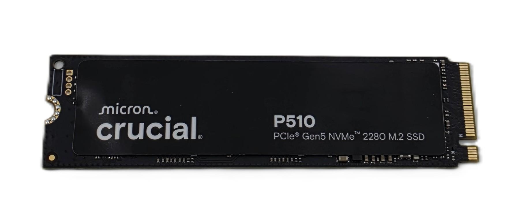 Crucial P510 PCIe Gen5 NVMe 2TB SSD Like New