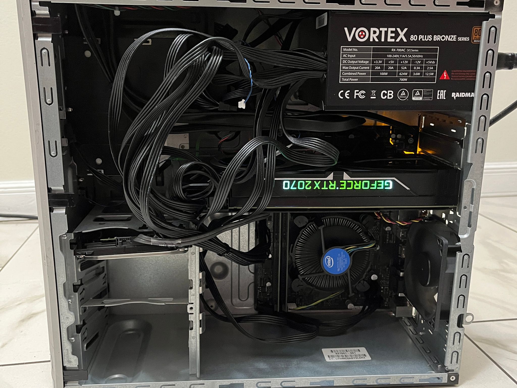 NVIDIA RTX 2070, Intel Core i5-8400, 16GB RAM, 756GB Storage, HP Sleeper Gaming PC w/ Wi-Fi & BT