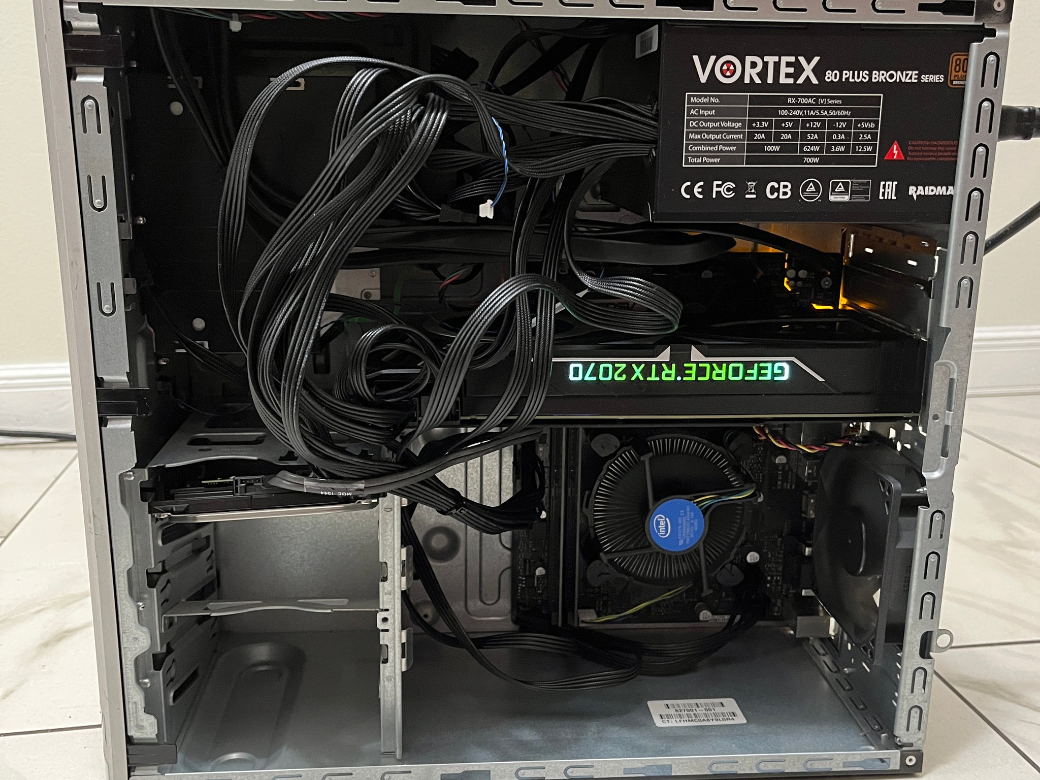 NVIDIA RTX 2070, Intel Core i5-8400, 16GB RAM, 756GB Storage, HP Sleeper Gaming PC w/ Wi-Fi & BT
