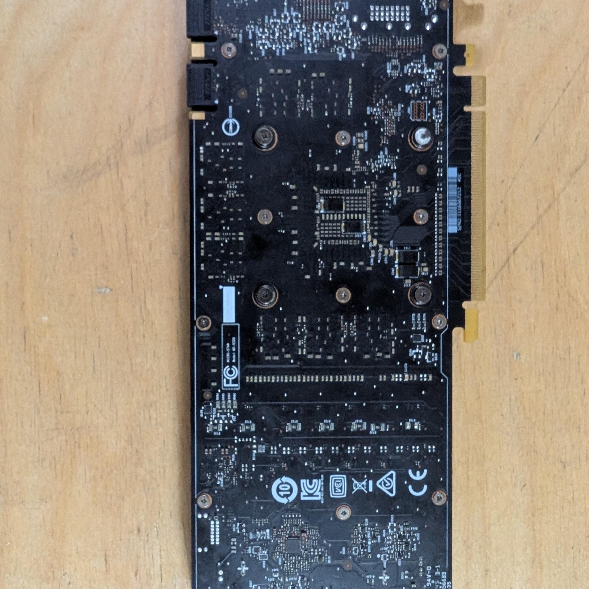 MSI Nvidia GTX 1070 Ti 8GB AERO OC