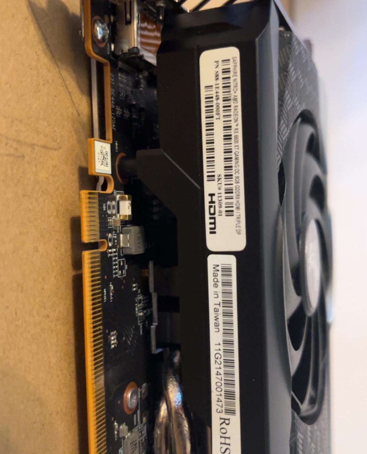 SAPPHIRE NITRO+ AMD Radeon RX 6600 XT Graphics Card, S88-1E448-000FT