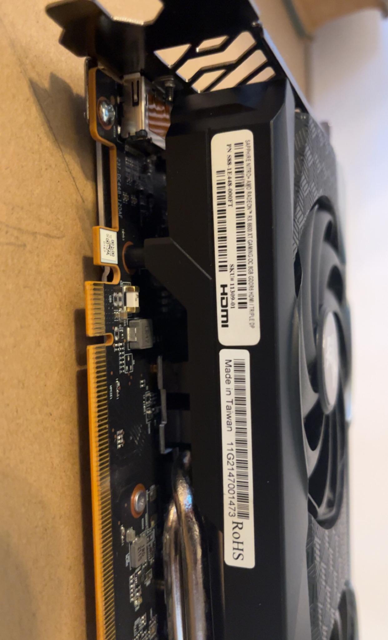 SAPPHIRE NITRO+ AMD Radeon RX 6600 XT Graphics Card, S88-1E448-000FT