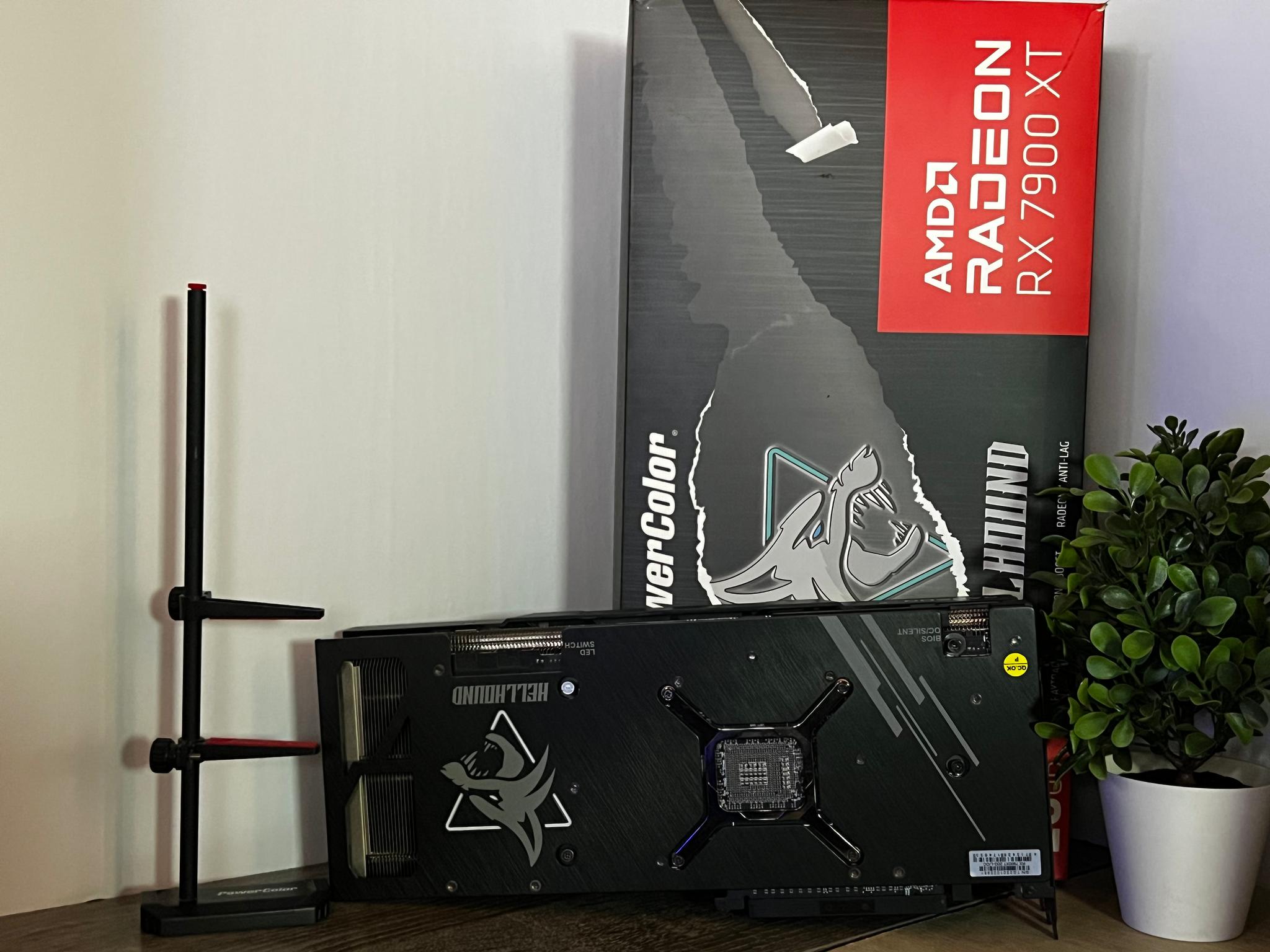 power color hellhound 7900xt 20g of ddr6 abel to play games at 4k comes with original box