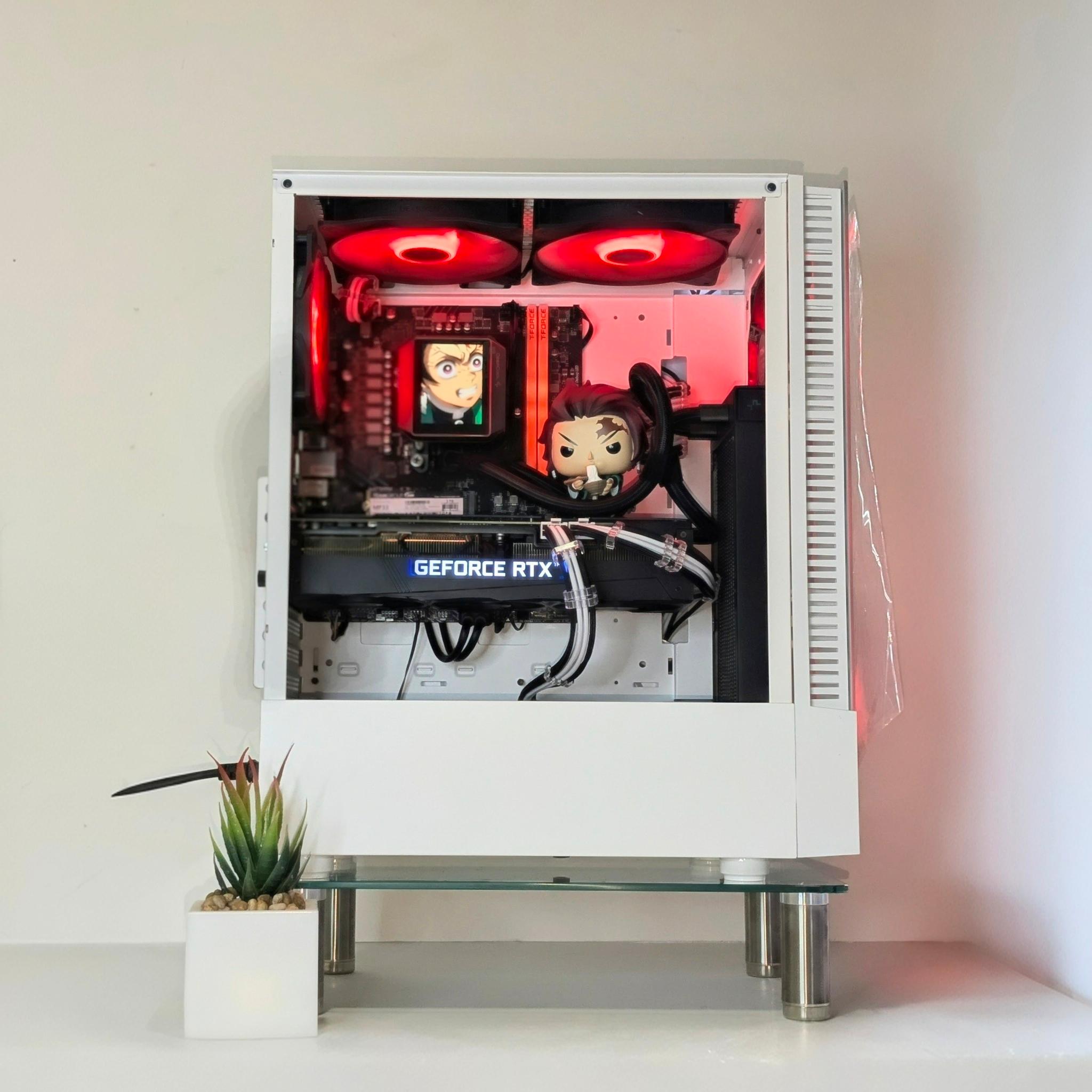 DeMON Slayer-Tanjiro Gaming Beast🔥⚪⚫Ryzen (AM5)⚪⚫RTX 3080⚪⚫32GB RAM⚪⚫1TB NVMe⚪⚫Windows 11 Prof.