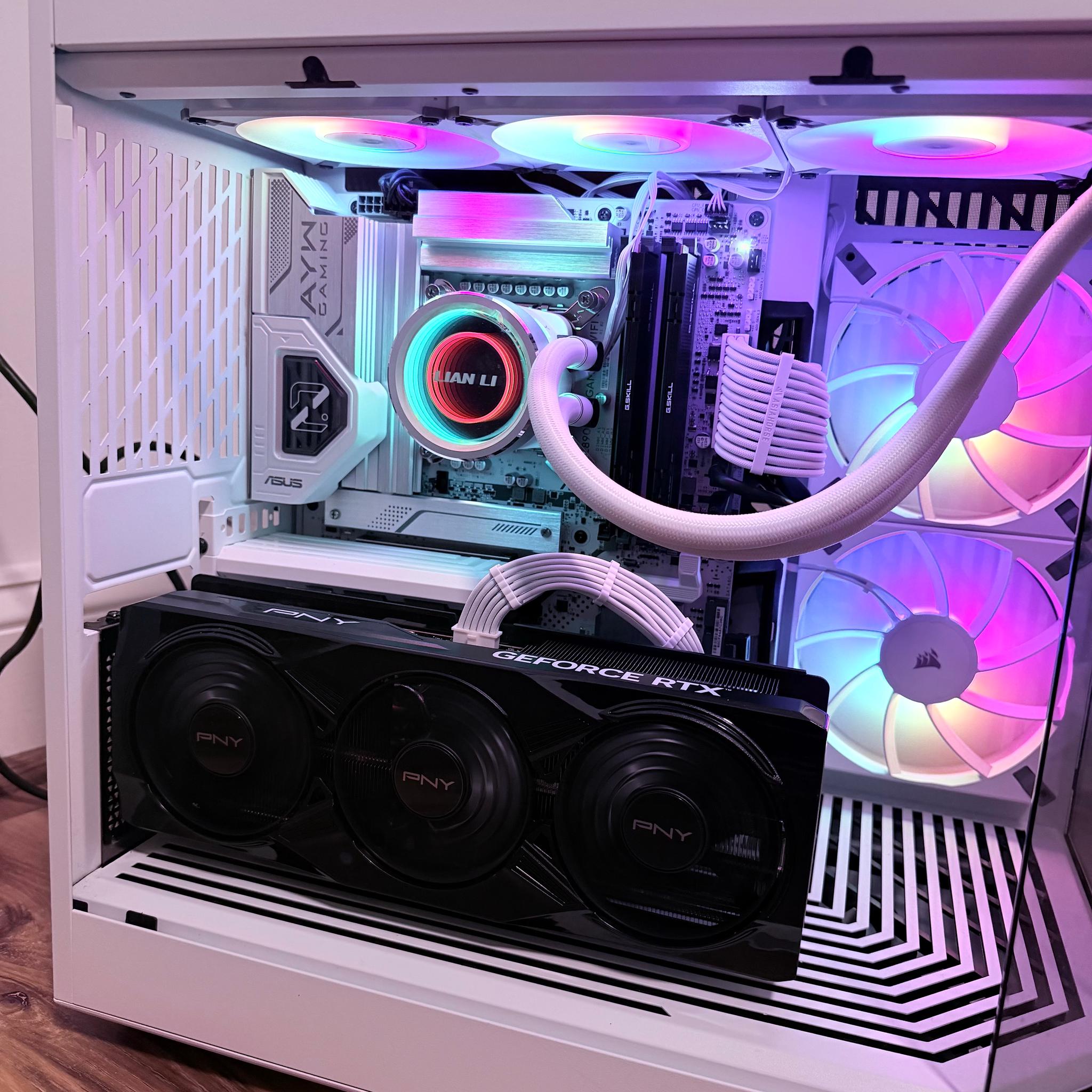 ⚪️"Aurora Prism"⚪️| 1440p/4k Gaming | RTX 5070 Ti | Ultra 7 265k | 32B Ram | 2tb Storage | WiFi