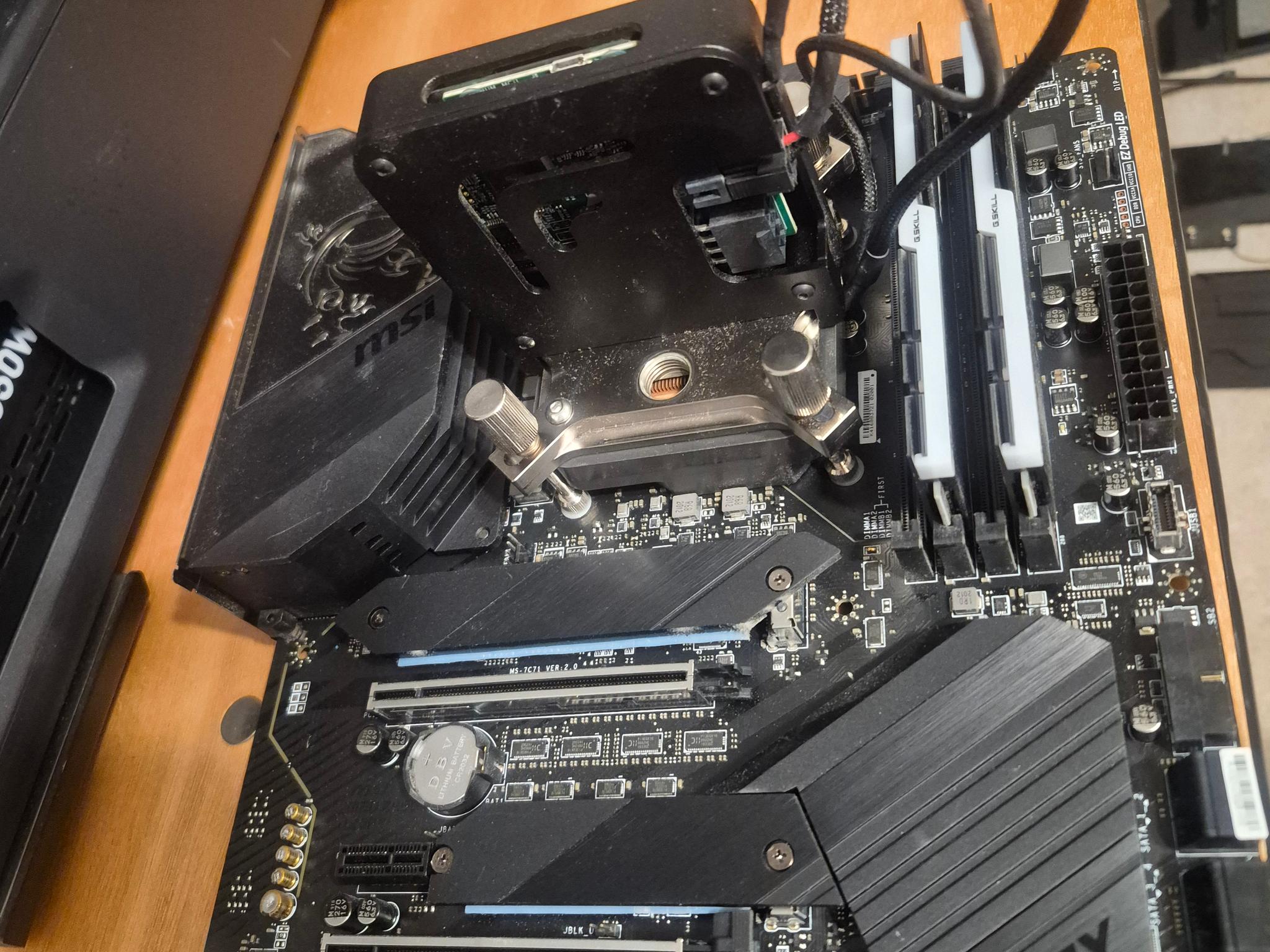 11900k/490, DDR4 32GB, Quantum Peltier cooler