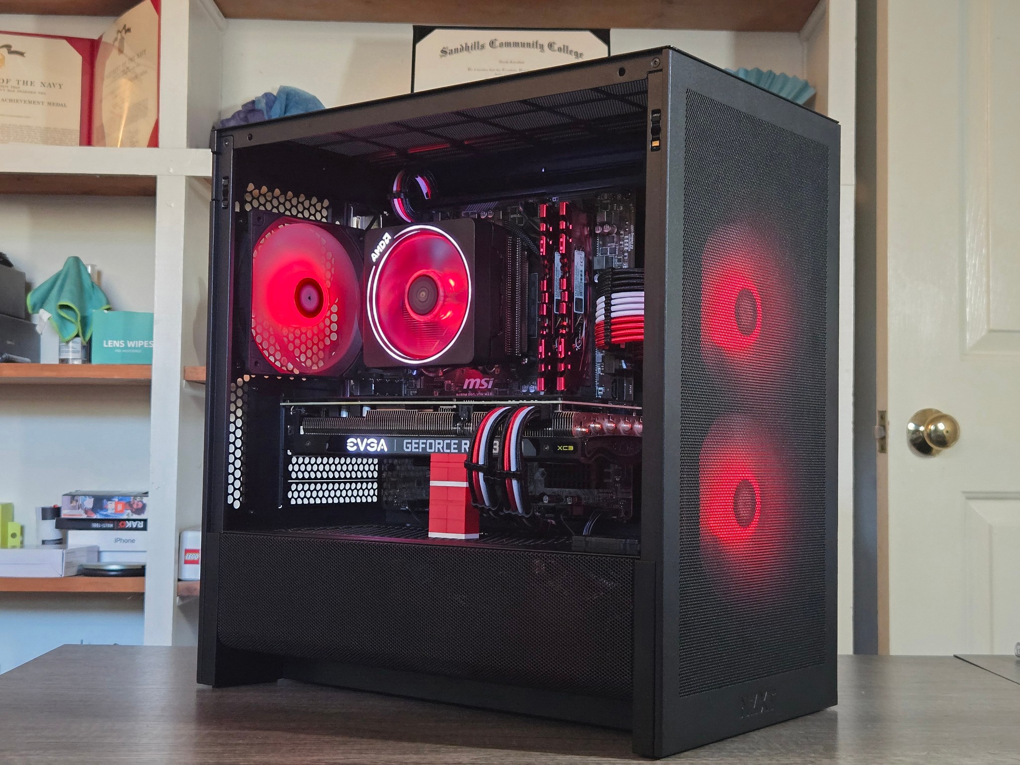 1440P Red + Black Gaming PC | Ryzen 5 | RTX 3070 | 16GB | 1TB | 600W | ARGB