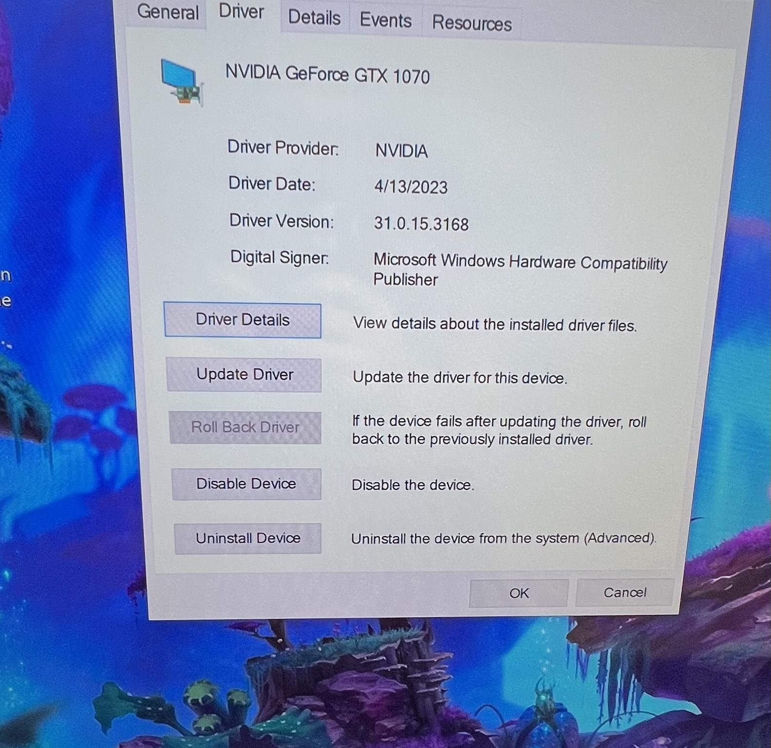 GIGABYTE GTX 1070 8 GB WINDFORCE in mint condition