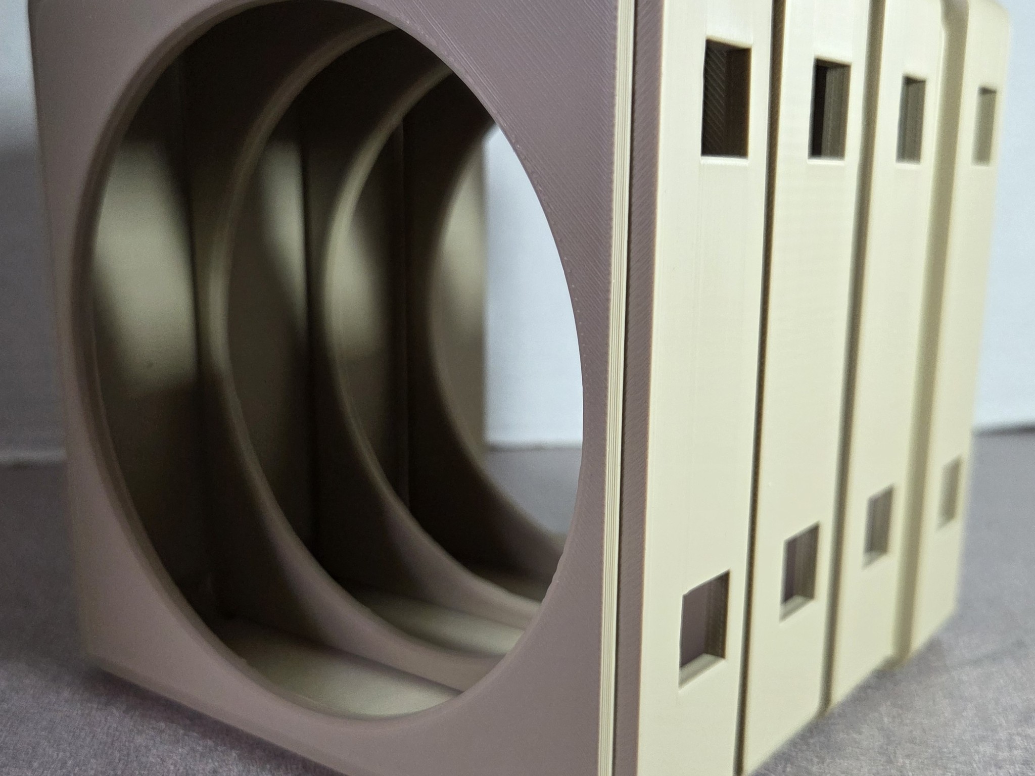 Custom Noctua NF-A12X25 Modular Fan Shrouds Only (No Fans) (4-Pack)