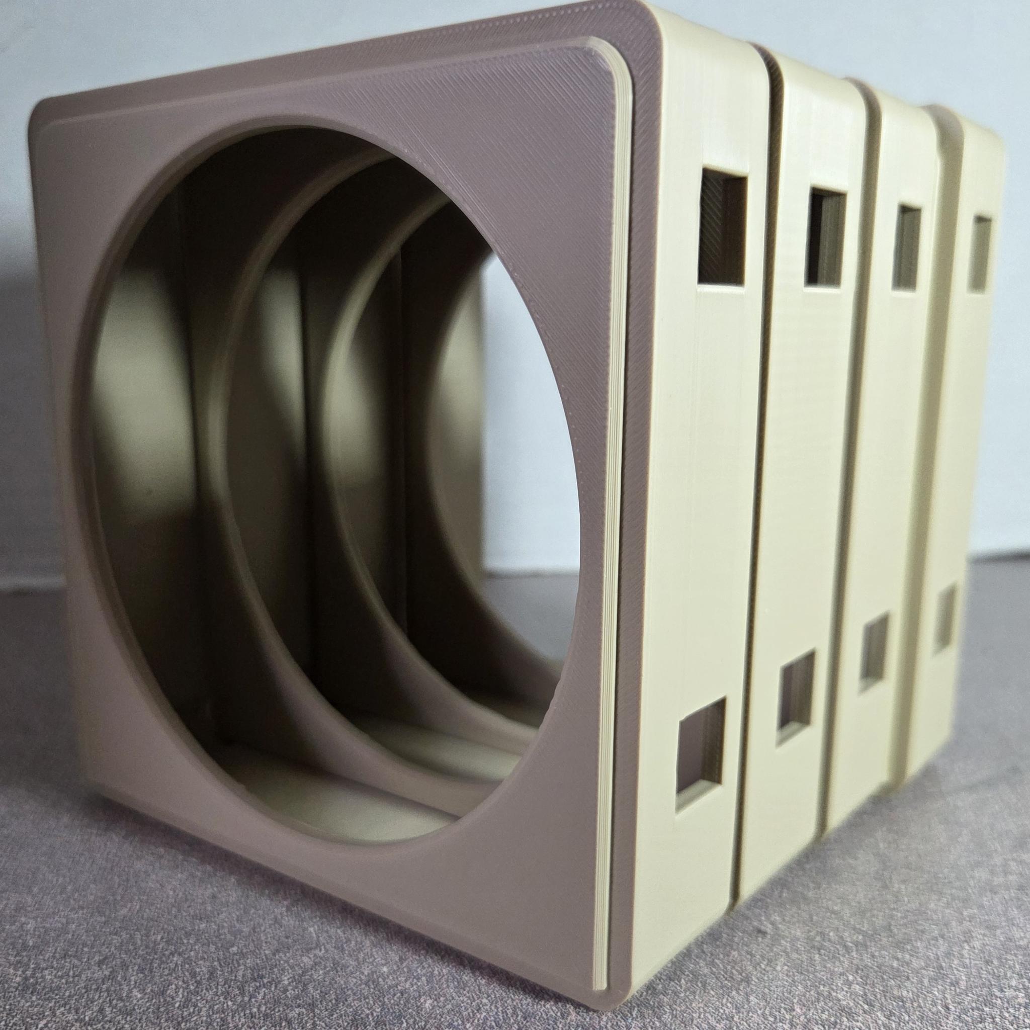 Custom Noctua NF-A12X25 Modular Fan Shrouds Only (No Fans) (4-Pack)