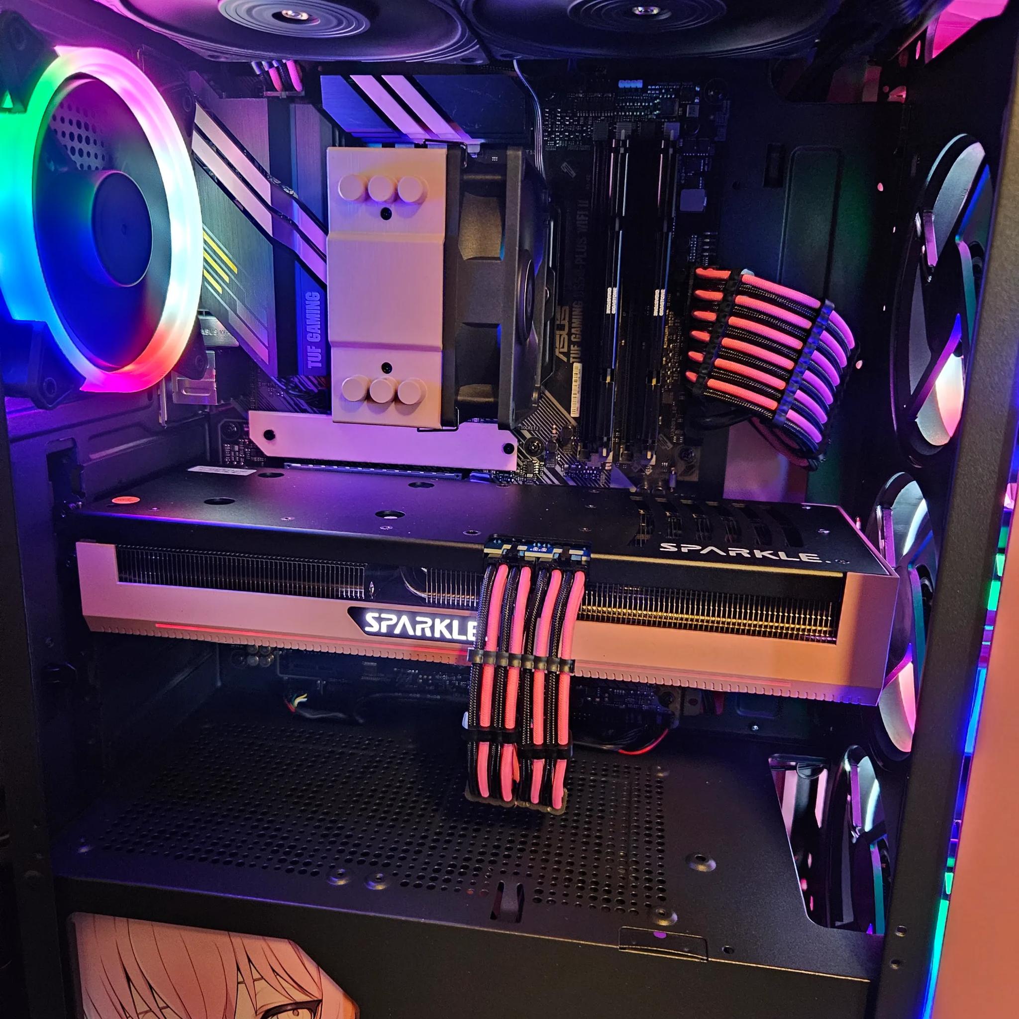 Pink Phantom Build Ryzen 5 / 16GB DDR4 / 1TB SSD /  Intel ARC A770 16GB