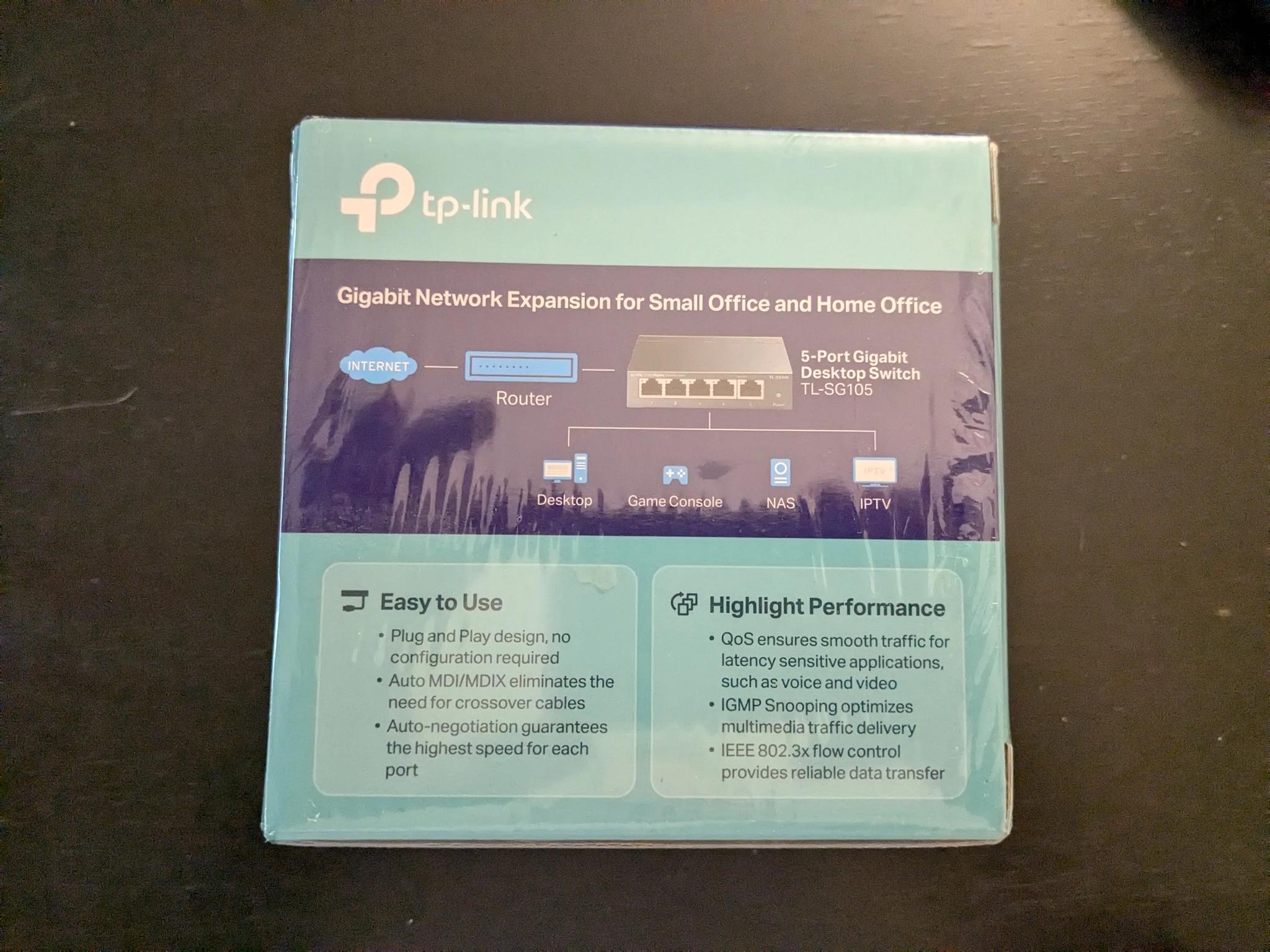5-Port Gigabit Desktop Network Switch - TP-LInk TL-SG105