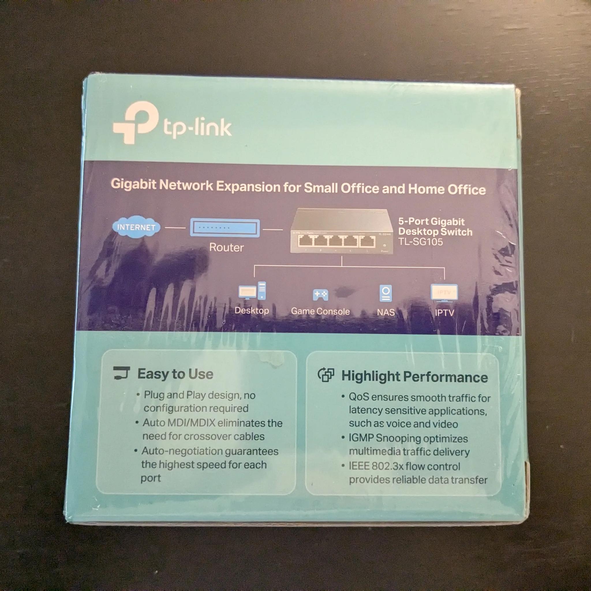 5-Port Gigabit Desktop Network Switch - TP-LInk TL-SG105