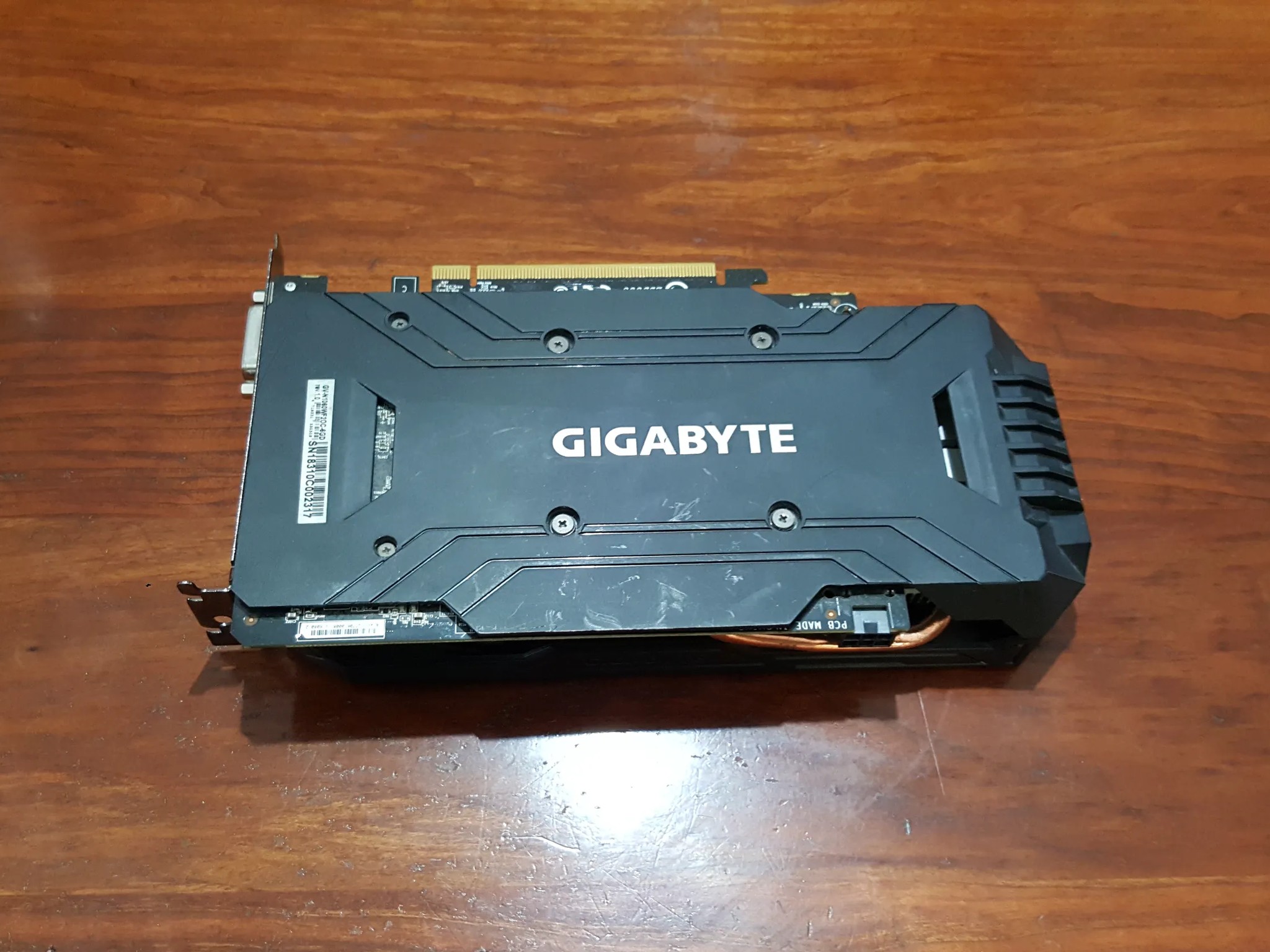Nvidia GTX 1060 6GB GIGABYTE WINDFORCE OC