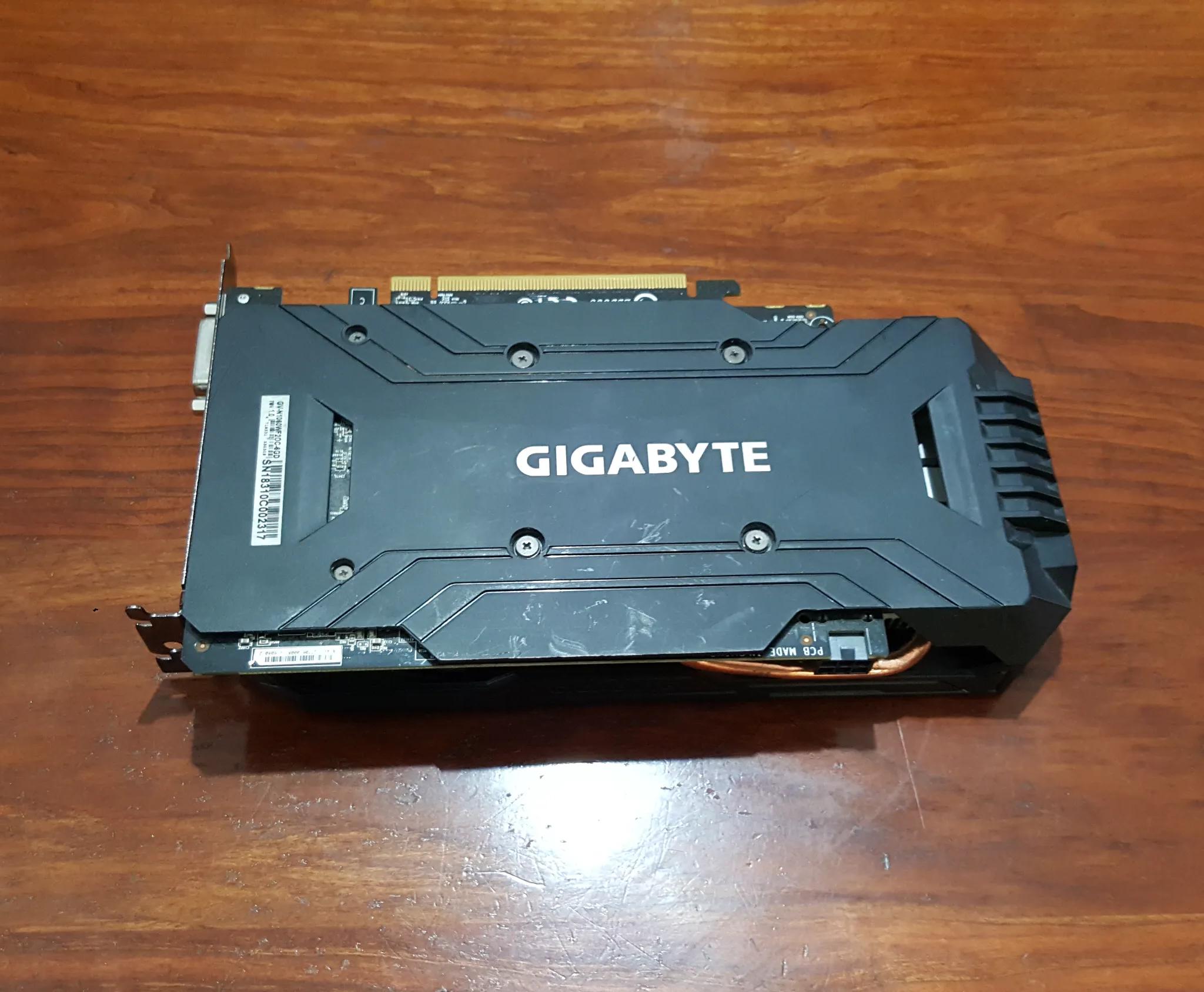 Nvidia GTX 1060 6GB GIGABYTE WINDFORCE OC