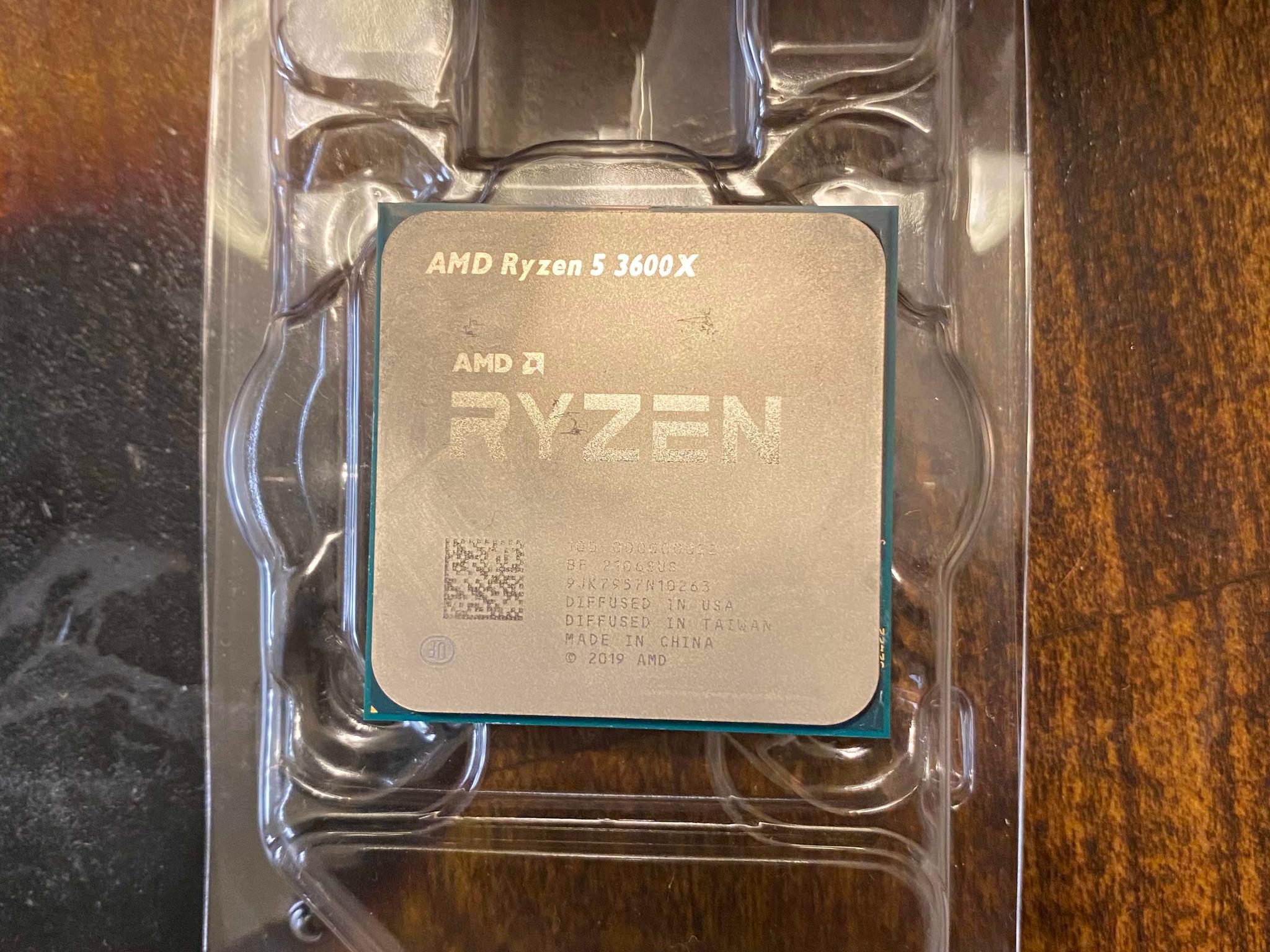 AMD Ryzen 5 3600X 3.8 GHz 6-Core, 12-Thread Processor