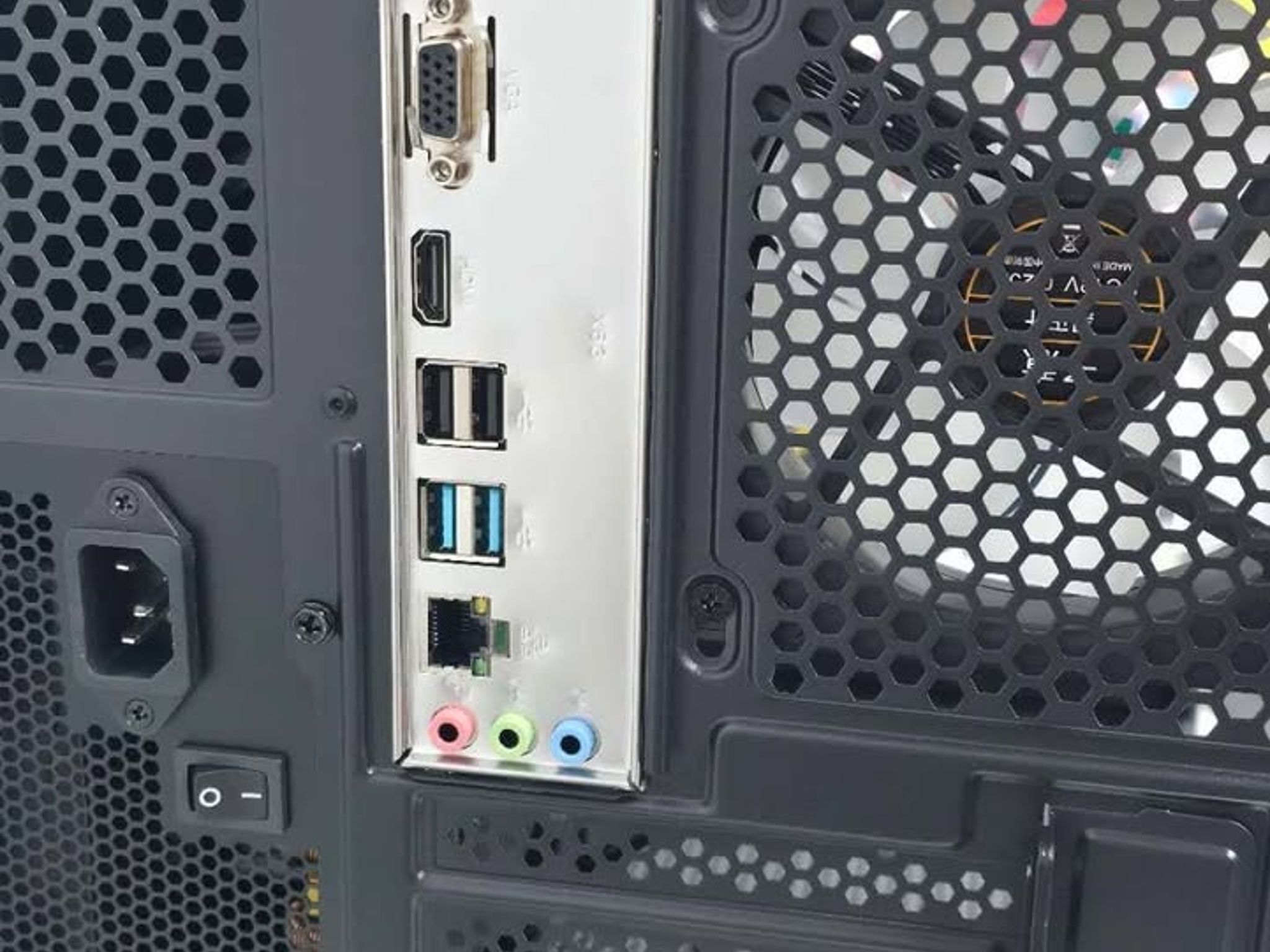 Budget Gaming PC RGB Intel i7 4th Gen 16GB RAM 256GB SSD Win11 Pro WiFi