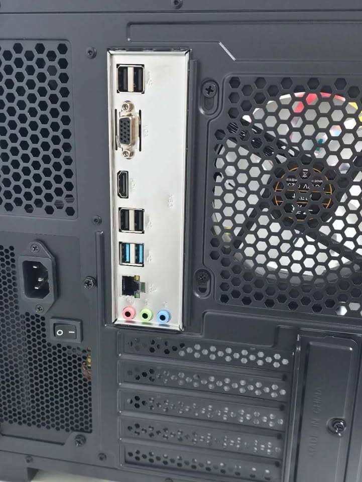 Budget Gaming PC RGB Intel i7 4th Gen 16GB RAM 256GB SSD Win11 Pro WiFi