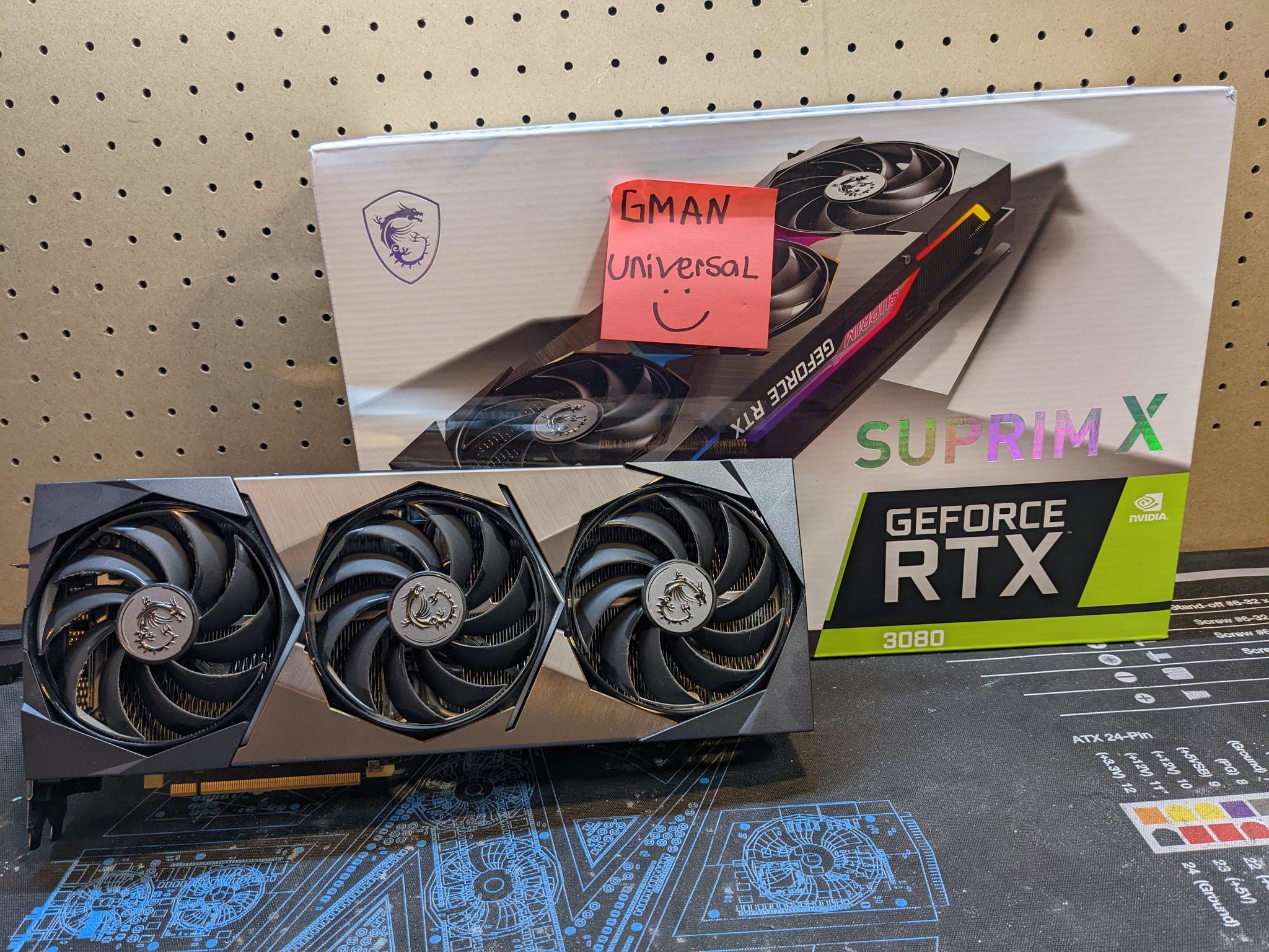 MSI GeForce RTX 3080 SUPRIM X 10G