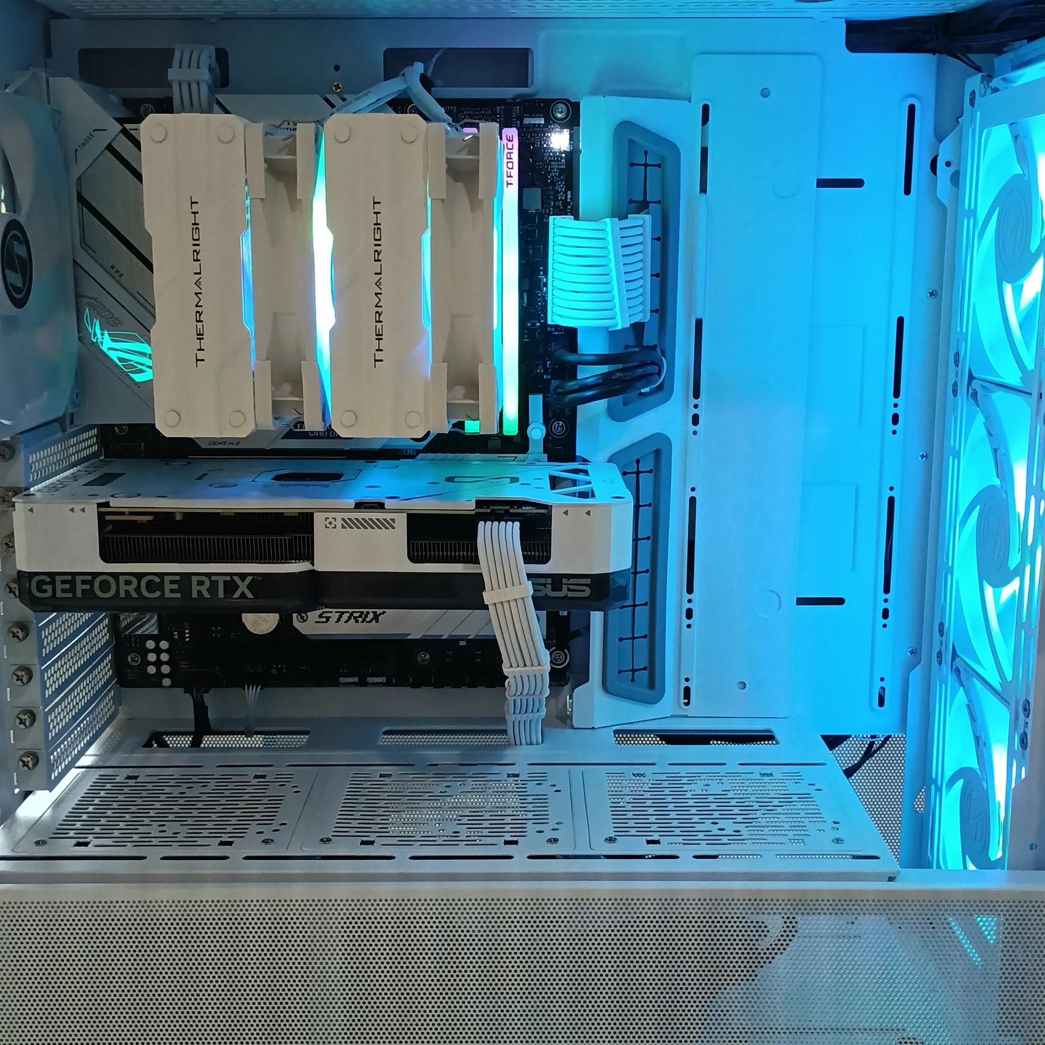 ❄️🤍Fresh Snow🤍❄️🤍RTX Streaming/Gaming PC⚪ RTX 4070 Super 12GB⚪AMD Ryzen 7 7800X3D⚪32GB DDR5⚪2TB NVME