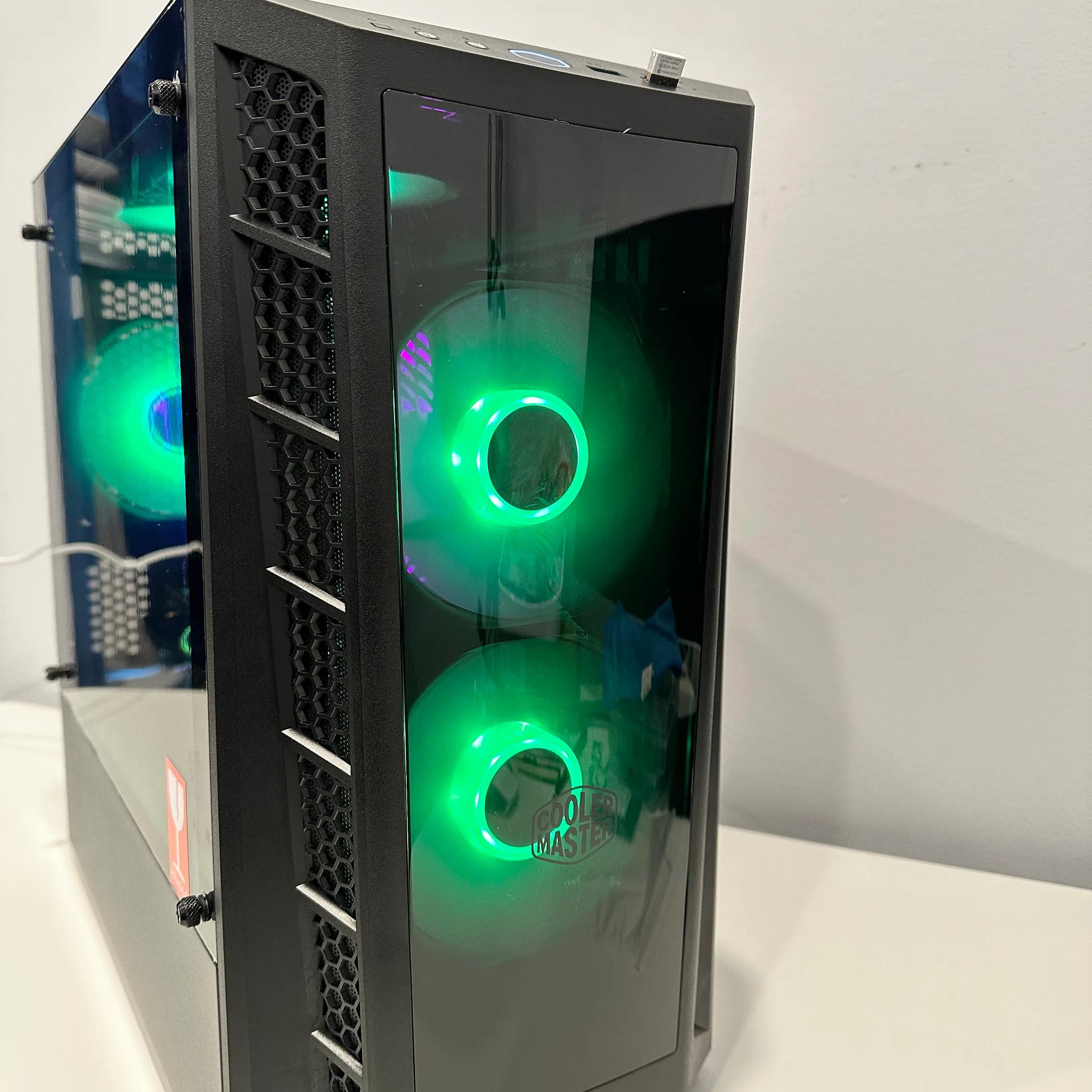 ⚫️🐆Black Panther⚫️🐆 ||Gaming PC-Ryzen 5 5500 6-Core -AMD RX 6600  8GB-1TB NVME SSD-16GB DDR4 RAM