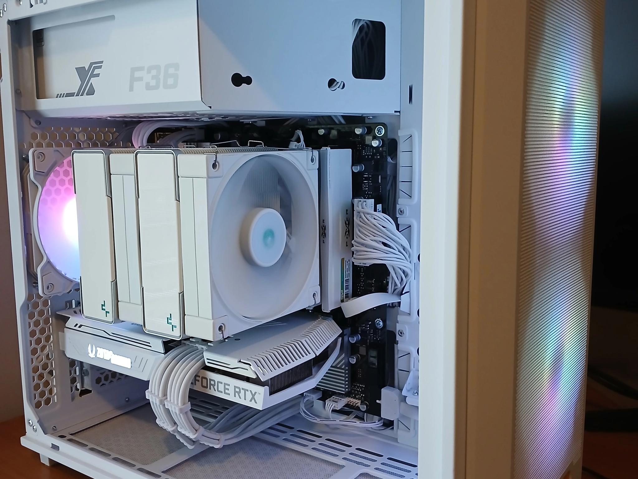All-White AM5 | RTX 3060 Ti | Ryzen 5 7400F | 32GB RAM