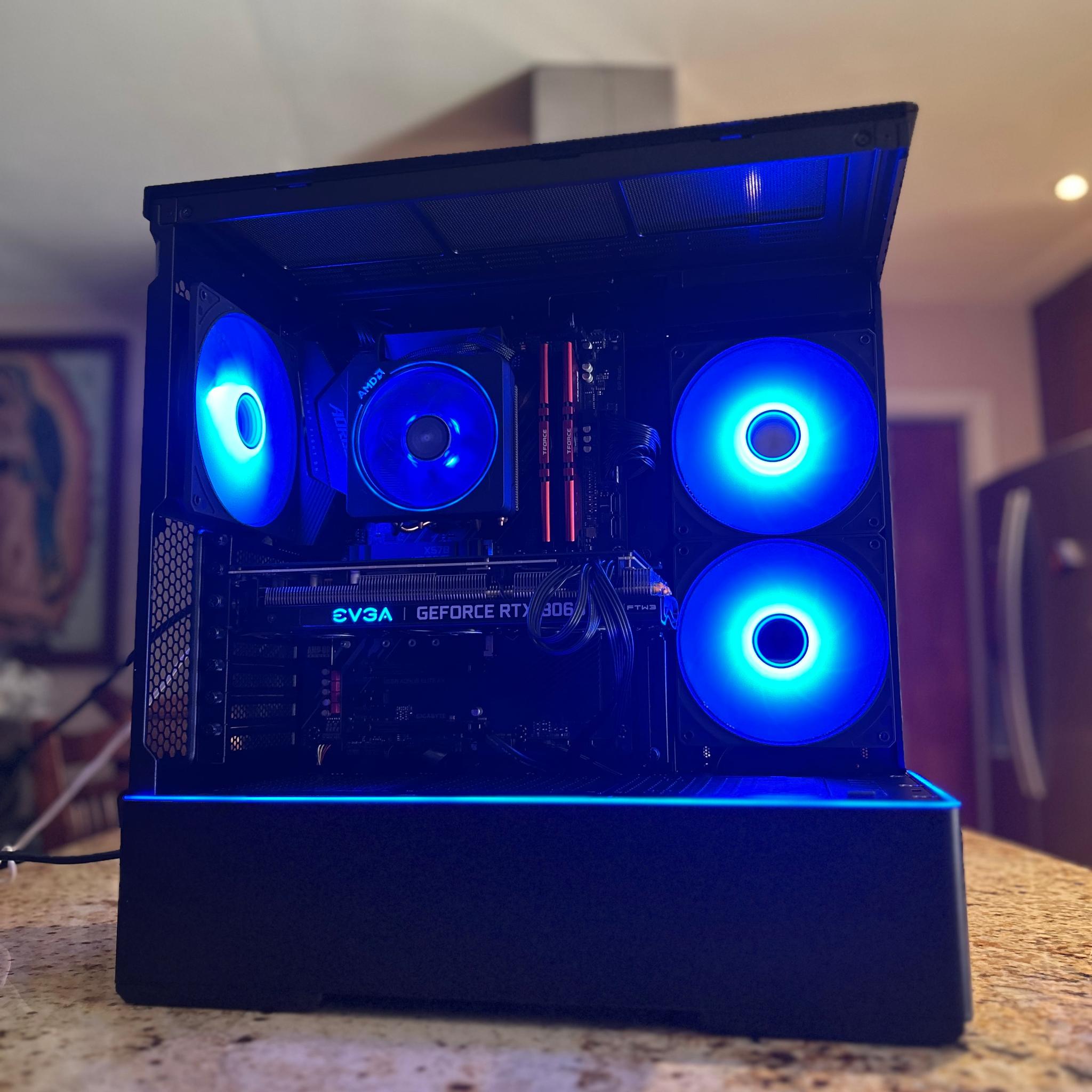 Black Gaming PC | RTX 3060Ti | RYZEN 5 3600 | 16GB RAM | 1TB SSD | ON BOARD WiFi + BT