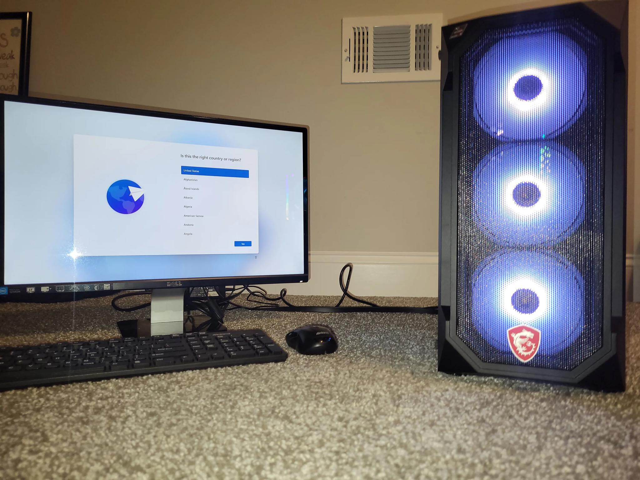 Custom Desktop PC, 16Gb Ram, 5700xt