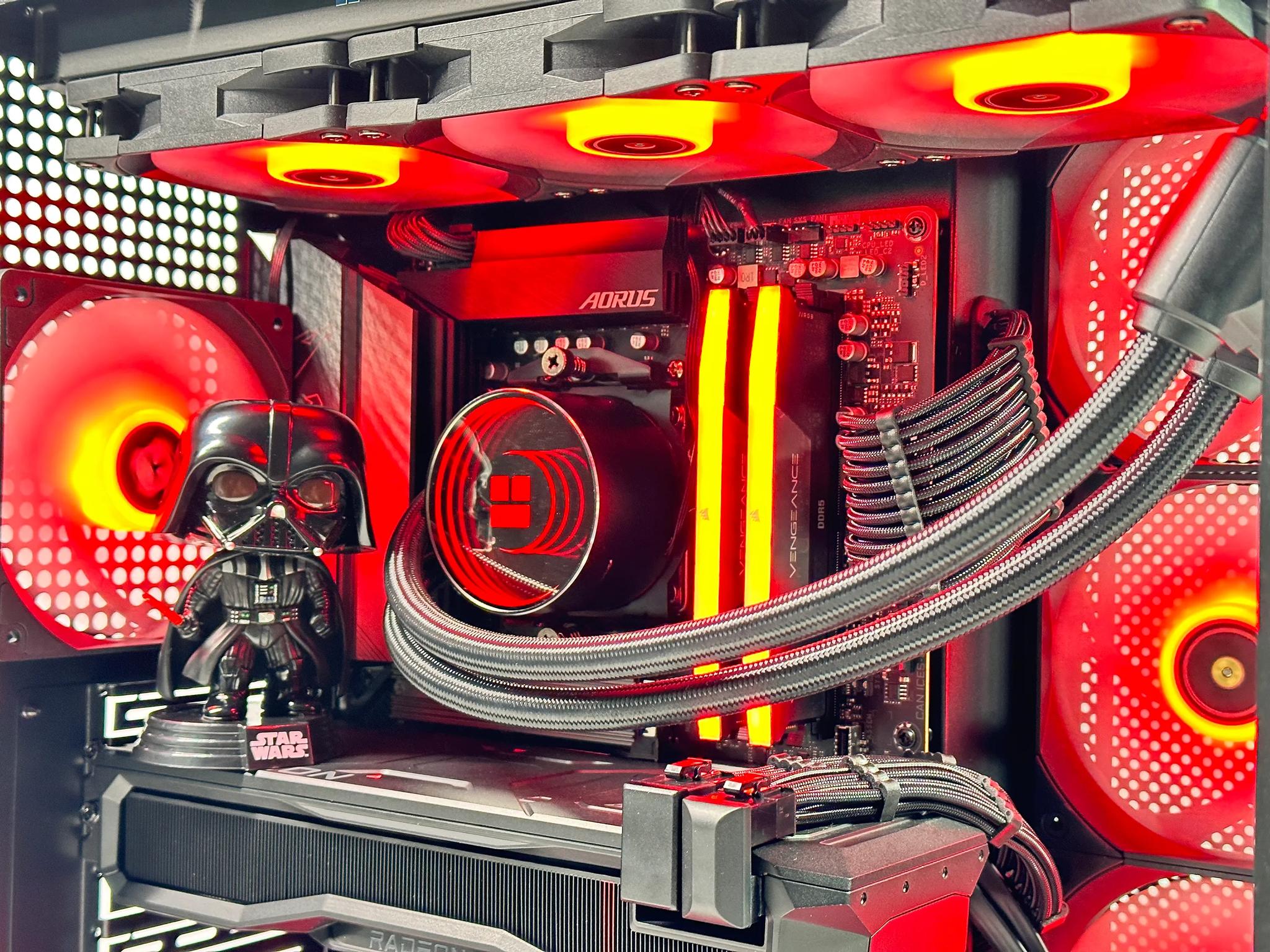 ⚫🤖⚔️ Darth Vader🌌AMD RX 7900 XT 20GB🌌Ryzen 7 7700X🌌32GB DDR5 🌌2TB NVME SSD