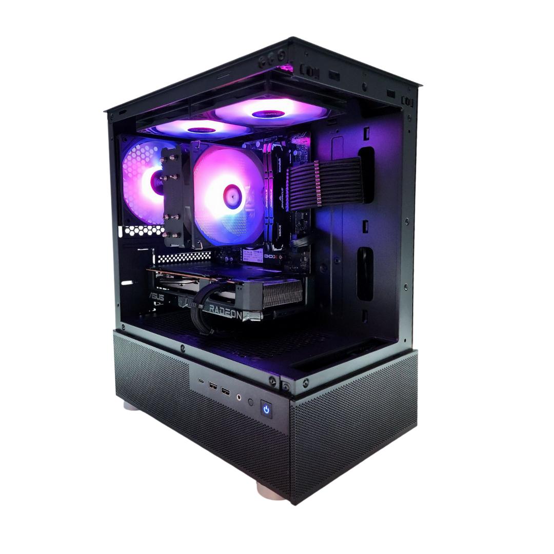🚨BLACK FRIDAY🚨: RX 7600 | Ryzen 5500 | 16GB DDR4 RAM | 512GB SSD | 4 Fans | White RGB Gaming PC