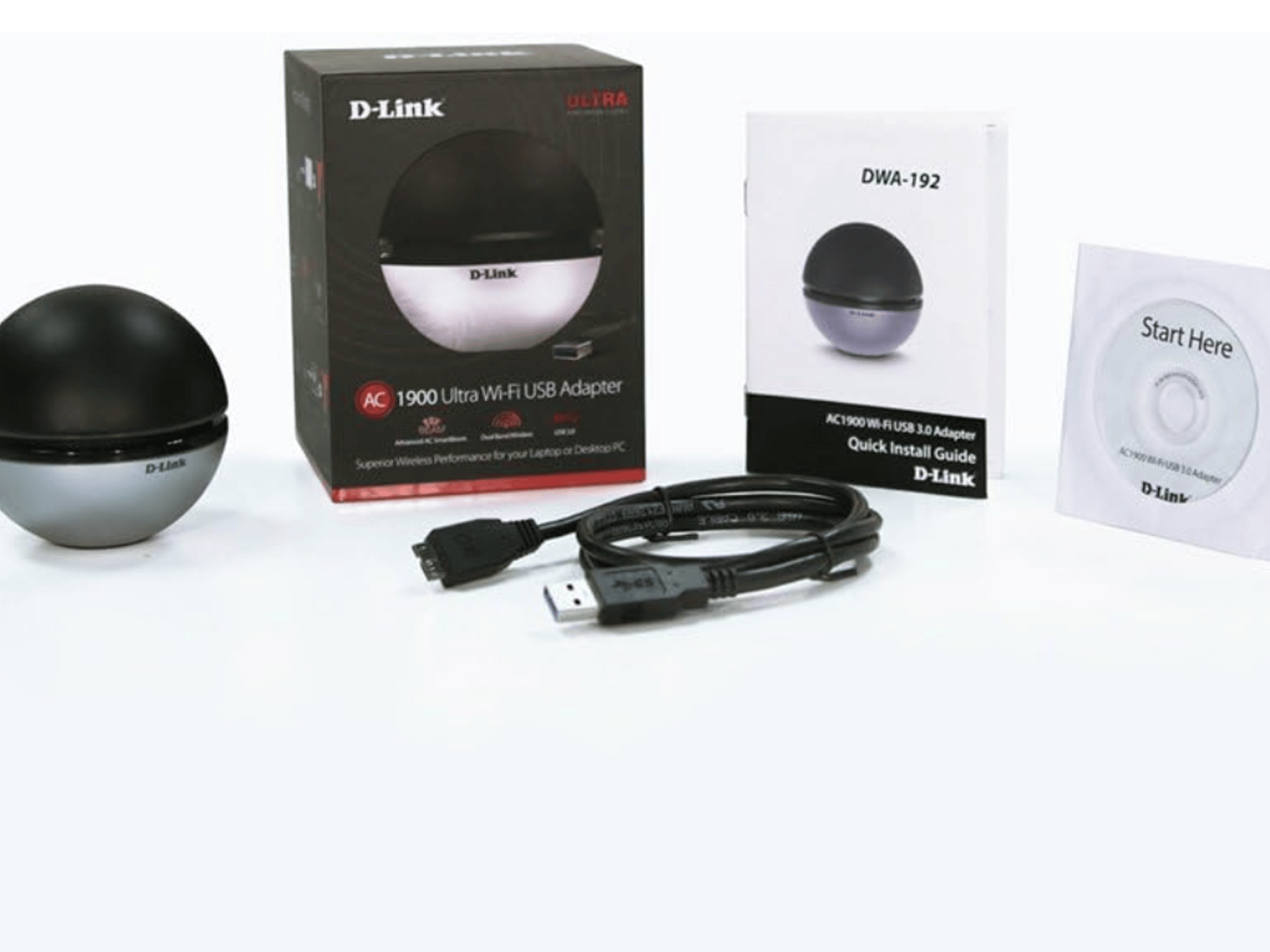 D-Link AC1900 Ultra Wi-Fi USB 3.0 Dual Band Wireless Network Adapter