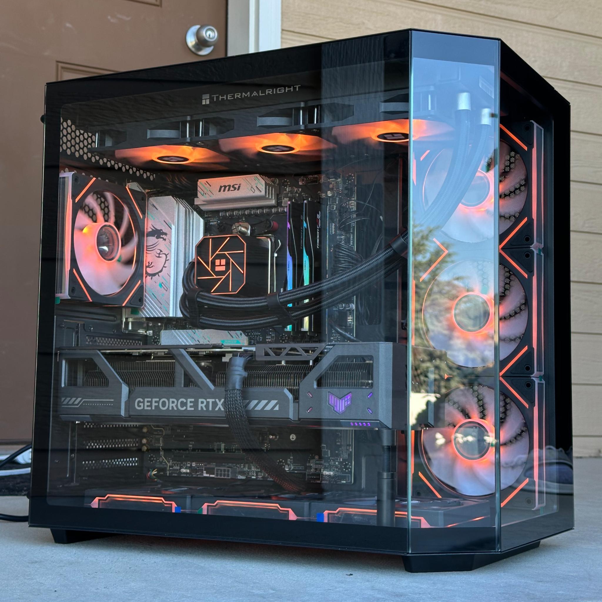 Rtx 5080 \ Ryzen 7 9800X3D \ 32GB DDR5 \ 2TB nvme ssd \ 1000w Gold psu \ Windows 11 Pro