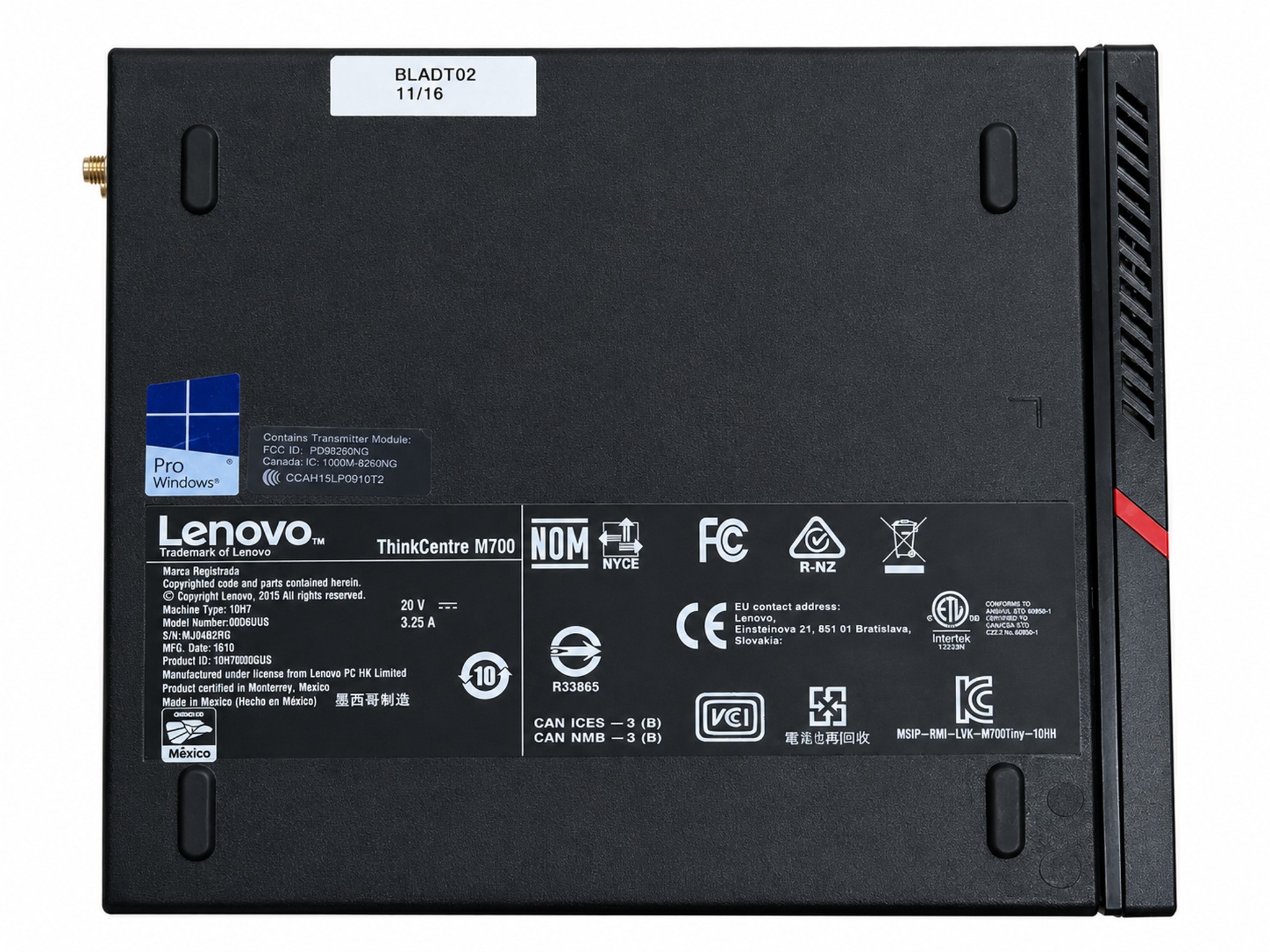 Lenovo ThinkCentre M700 Tiny PC 16gb of ram! 500gb, i5 6400t, newly activated Windows 10