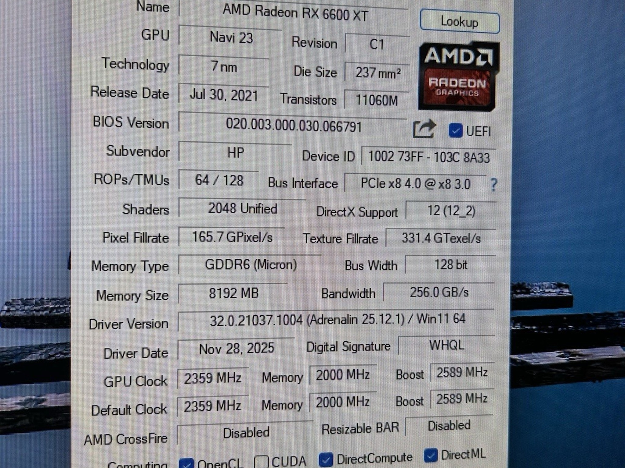 Sleeper 1080p Beast AMD Gaming PC Ryzen 7 5700g w/ RX 6600 XT 8GB & 32 GB 3600mhz RAM - 1TB NVMe