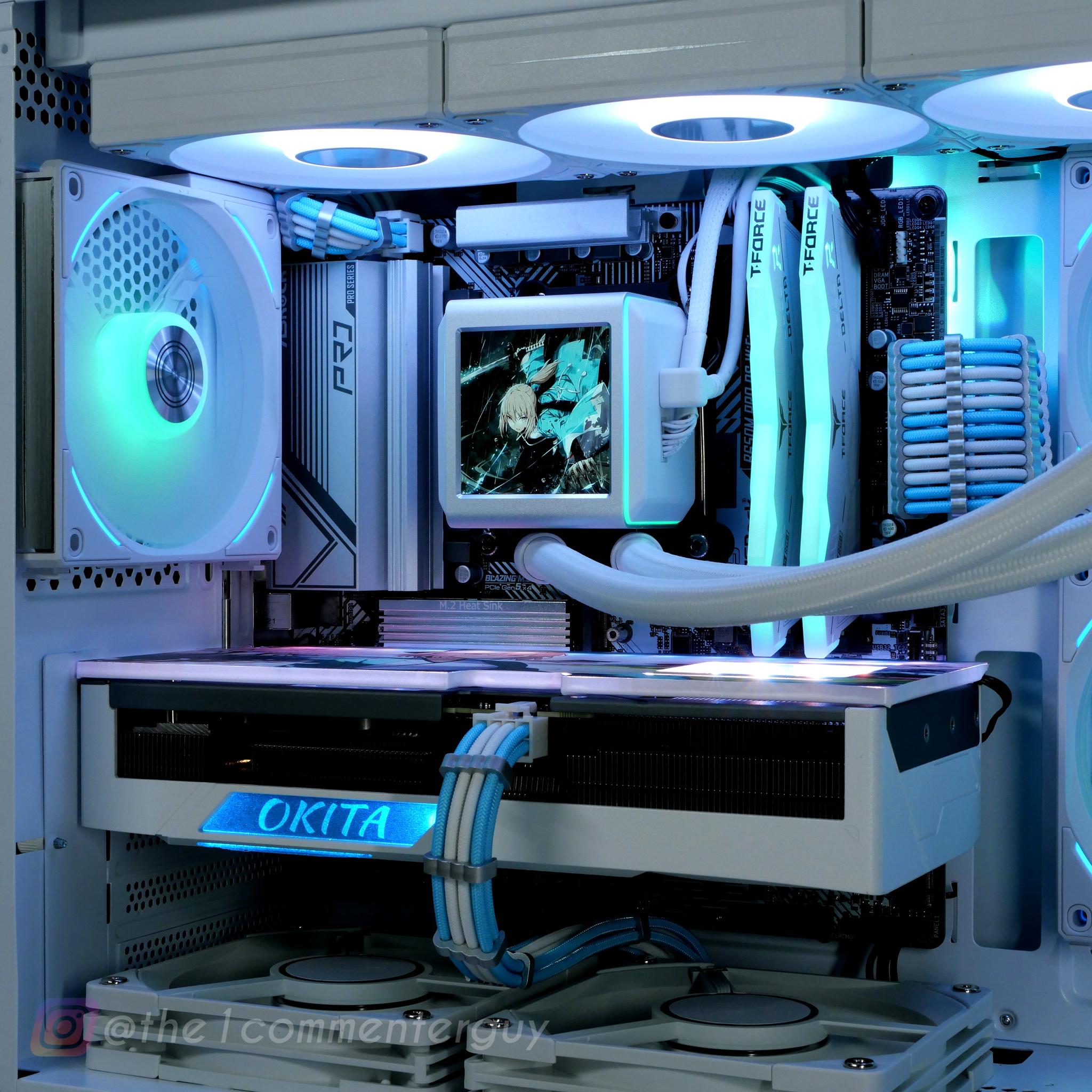 Sakura🗡Saber 🩵|🌸 RTX 4070, Ryzen 7500F, 32GB RAM, 1TB Gen 4.0 nvme