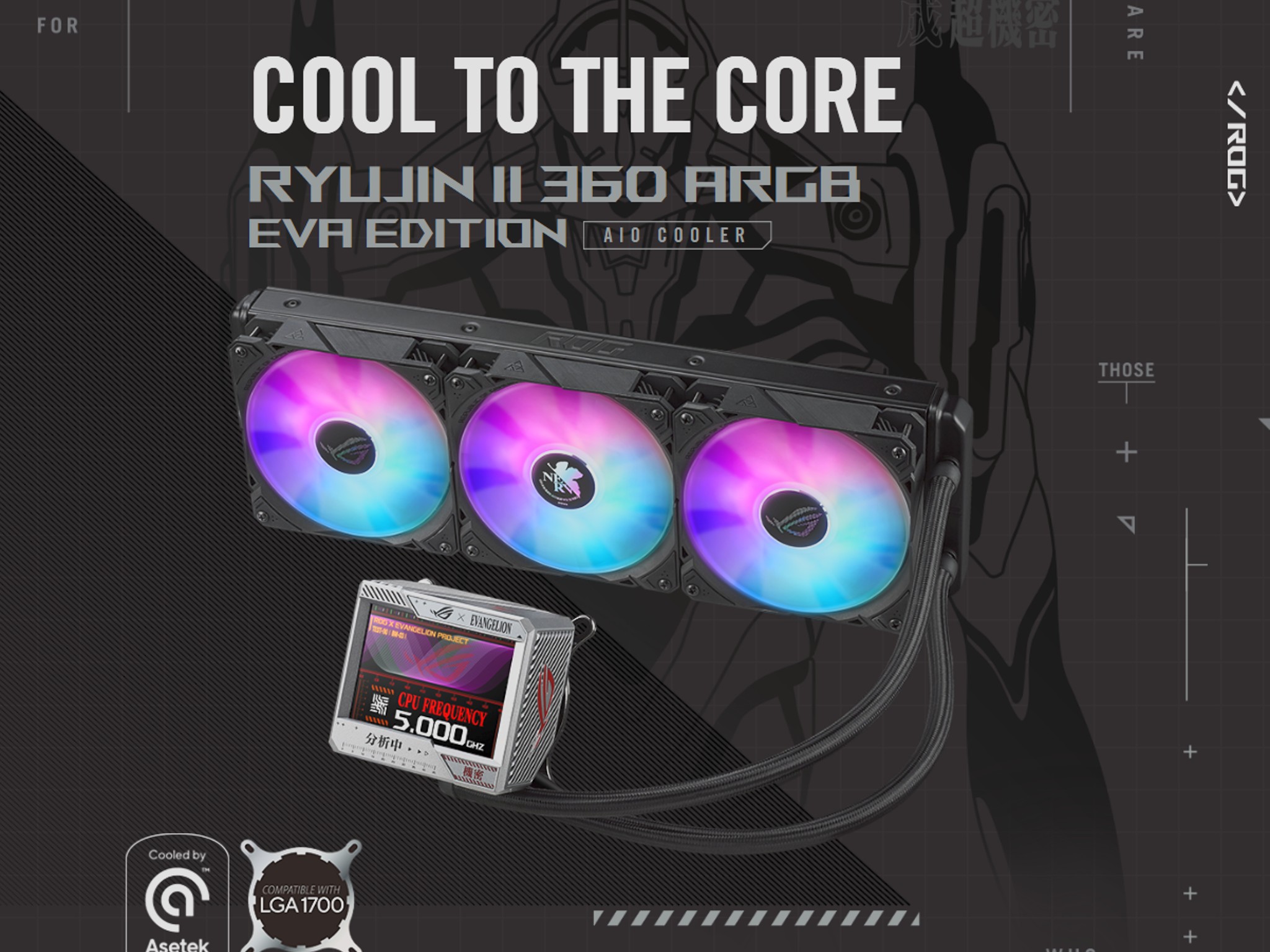 ASUS ROG RYUJIN II 360 ARGB EVA EDITION Water Cooler ARGB