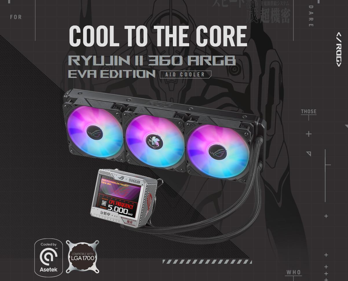 ASUS ROG RYUJIN II 360 ARGB EVA EDITION Water Cooler ARGB