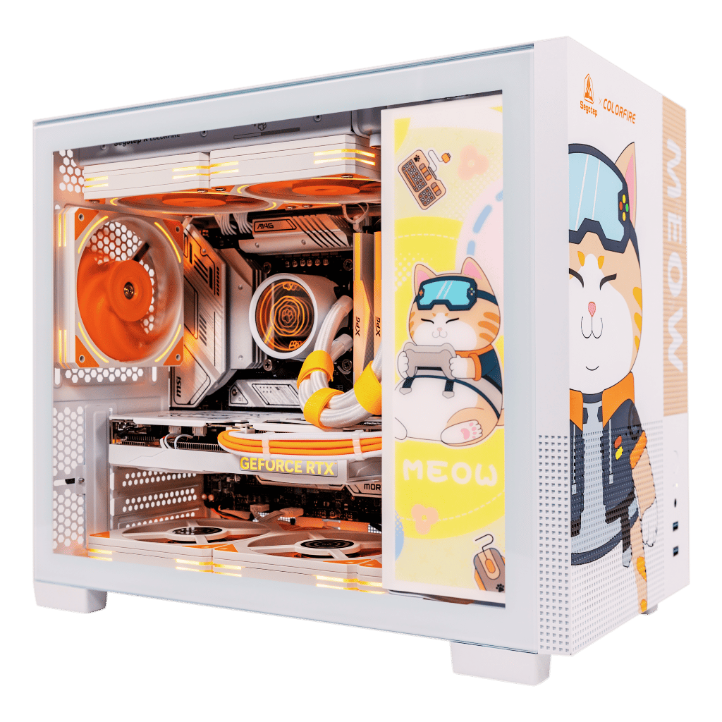 😻GAMEOW 😻Gaming PC 🍊 RTX 4070 12GB 🧡 i7-13700KF 🍊 32GB DDR5 🧡 1T M.2 🍊 Windows