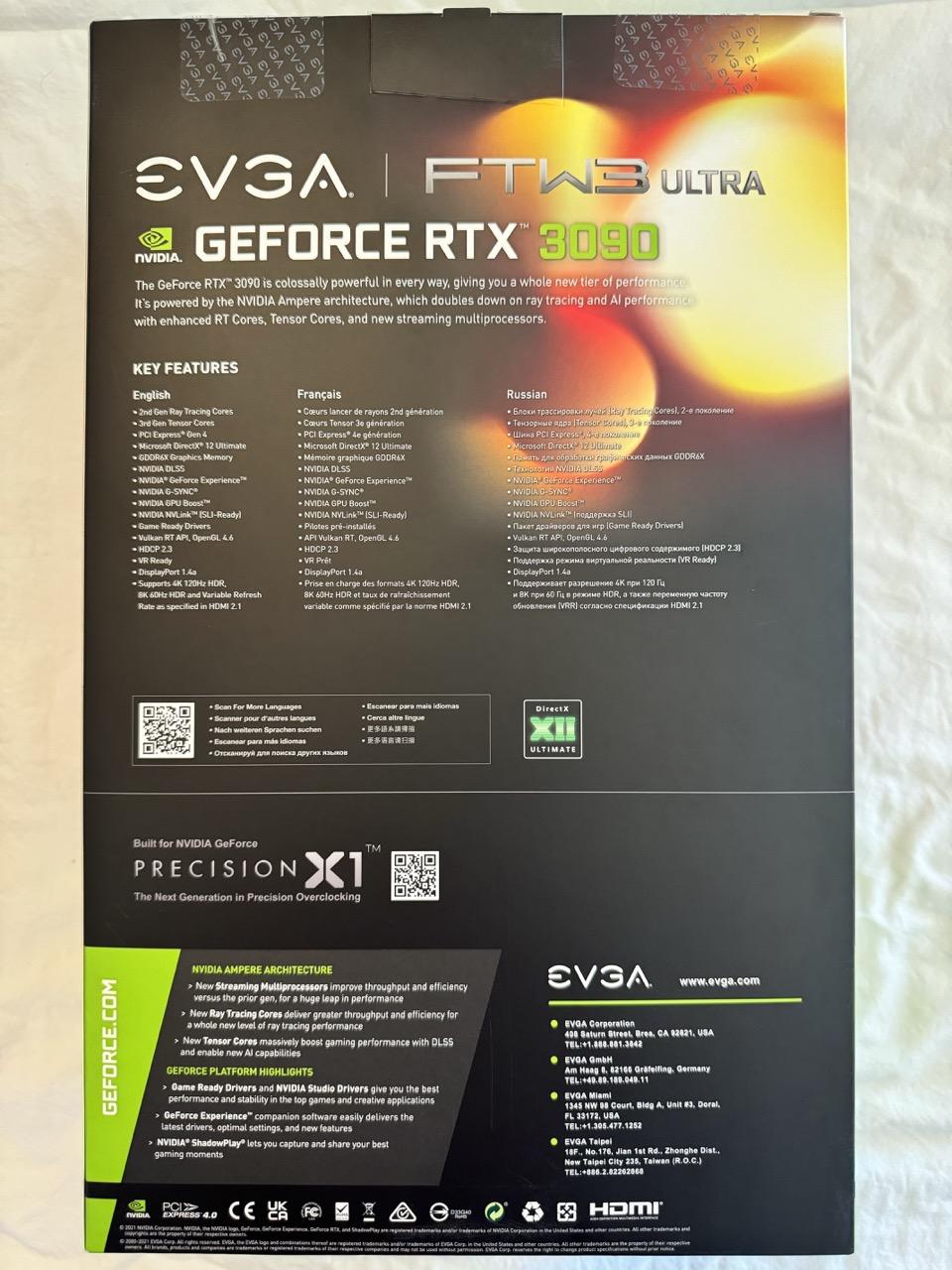 EVGA 3090 FTW3 Ultra - Excellent Condition - Includes Warranty!