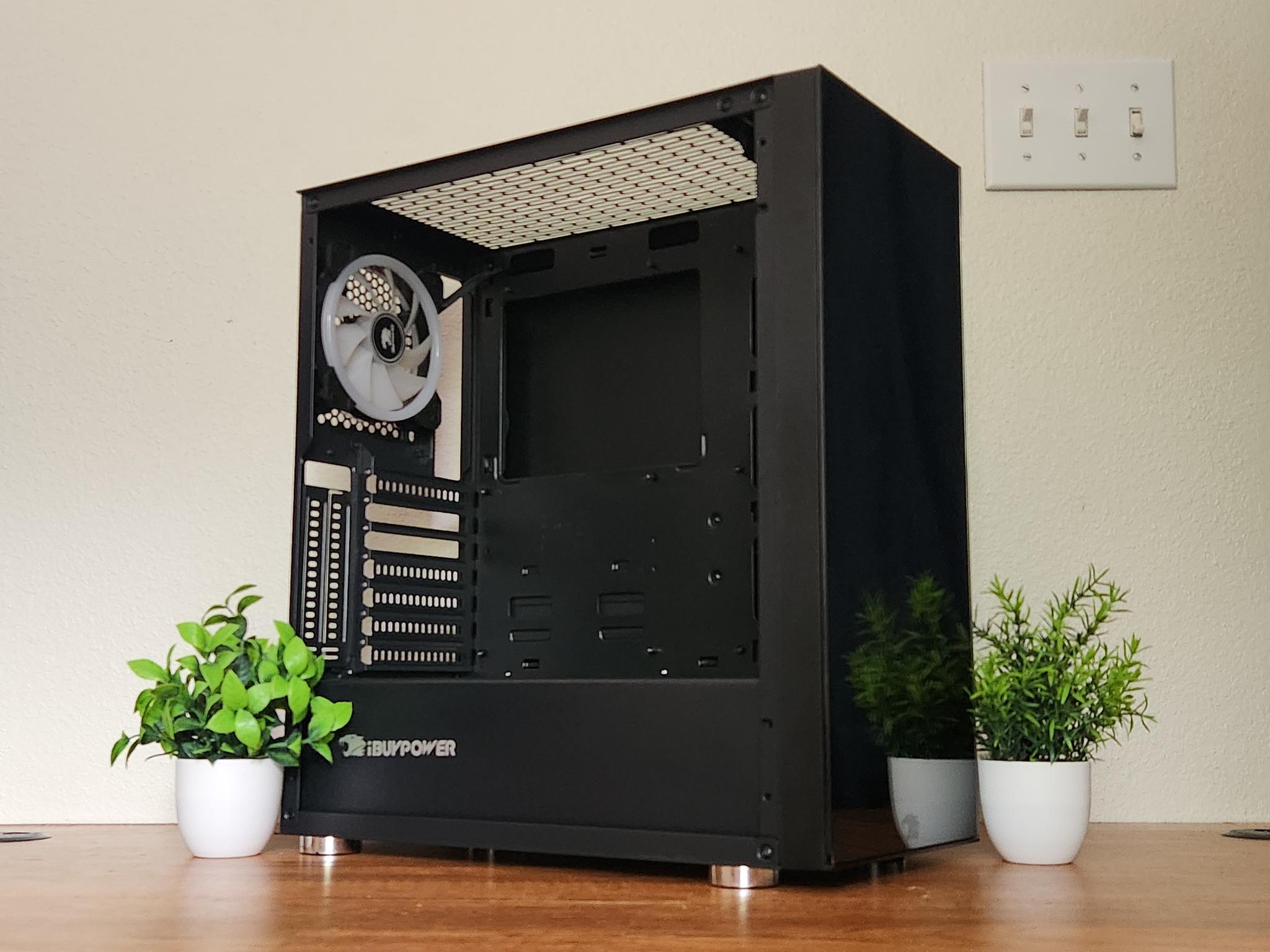 iBuyPower PC Case | 4x Fans Preinstalled | ATX | Mid-Tower | Screws Included