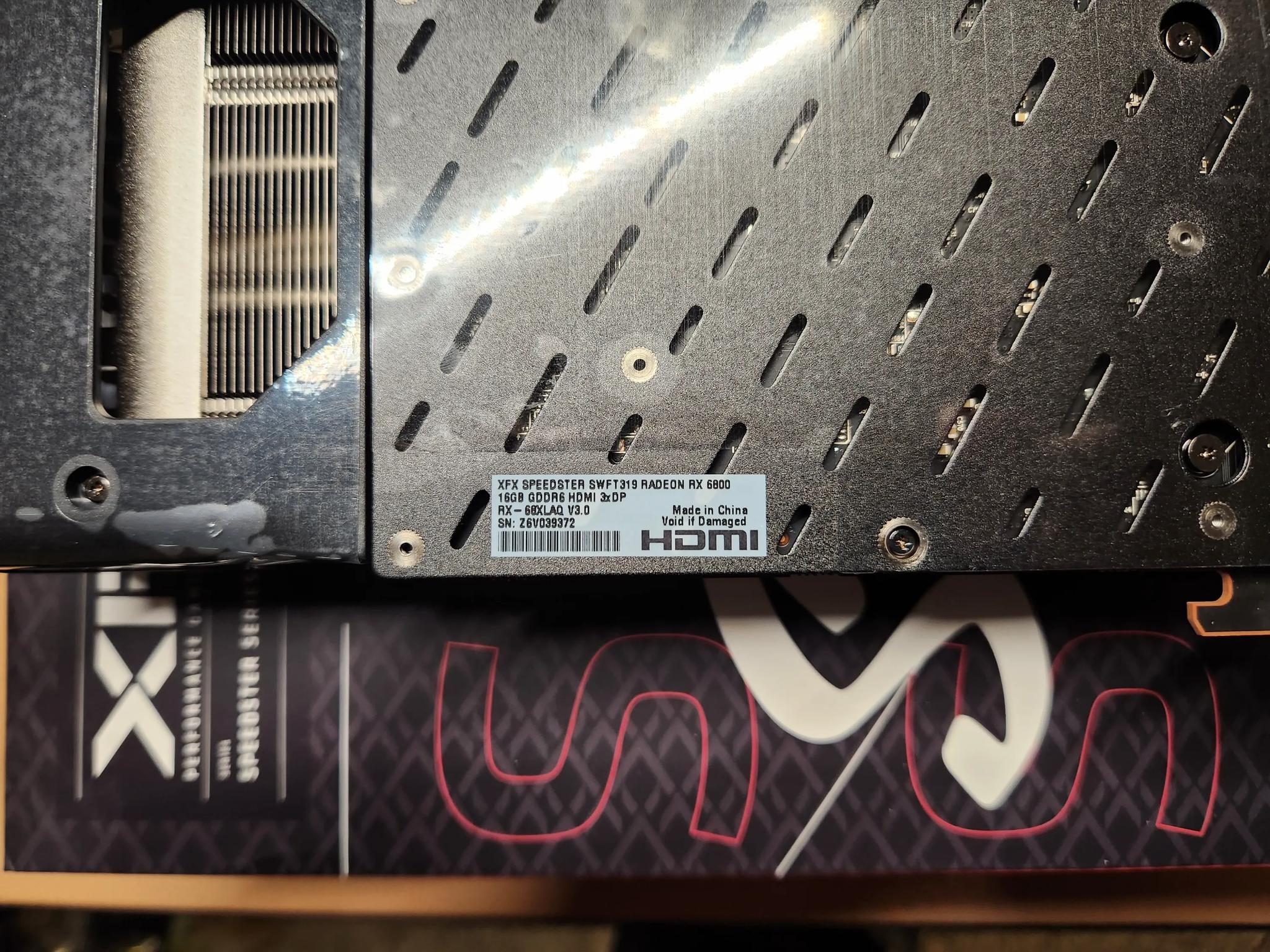 XFX RX6800 16GB Graphics Card Gamer Card
