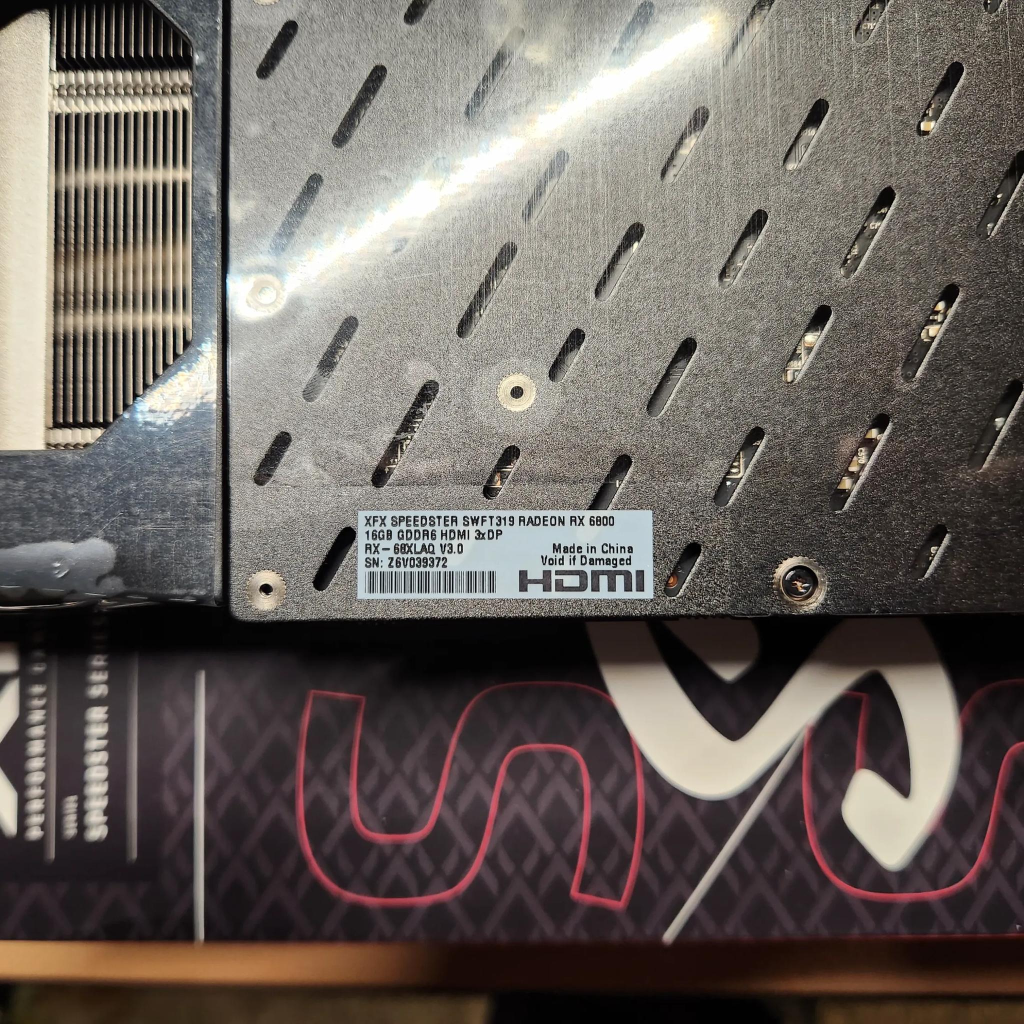 XFX RX6800 16GB Graphics Card Gamer Card