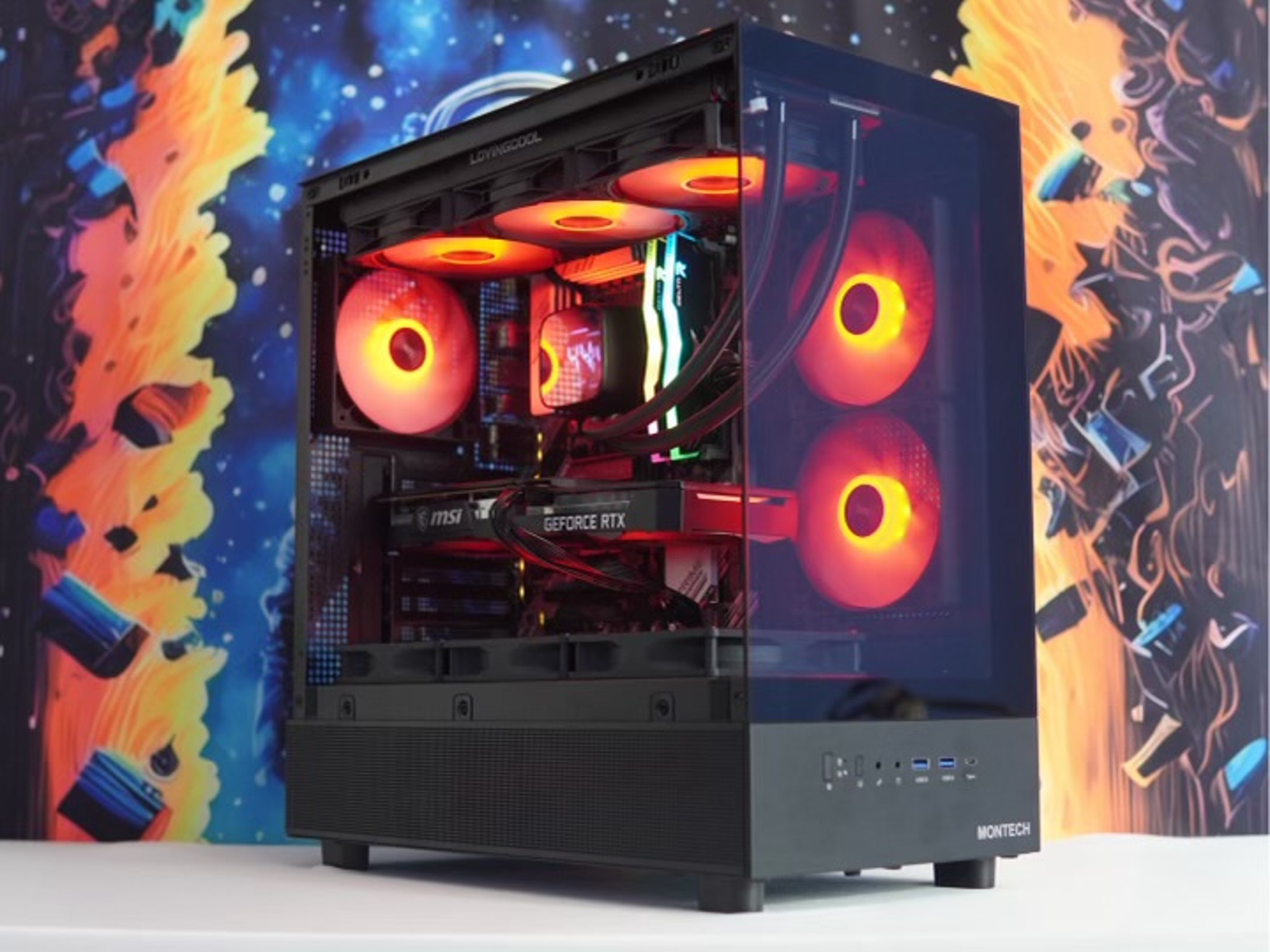 Nvidia msi 3060| Gaming PC | Ryzen 5 5600g|16GB Ram|2TB SSD nvme|Wifi|BT