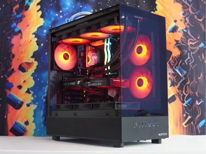Nvidia msi 3060| Gaming PC | Ryzen 5 5600g|16GB Ram|2TB SSD nvme|Wifi|BT