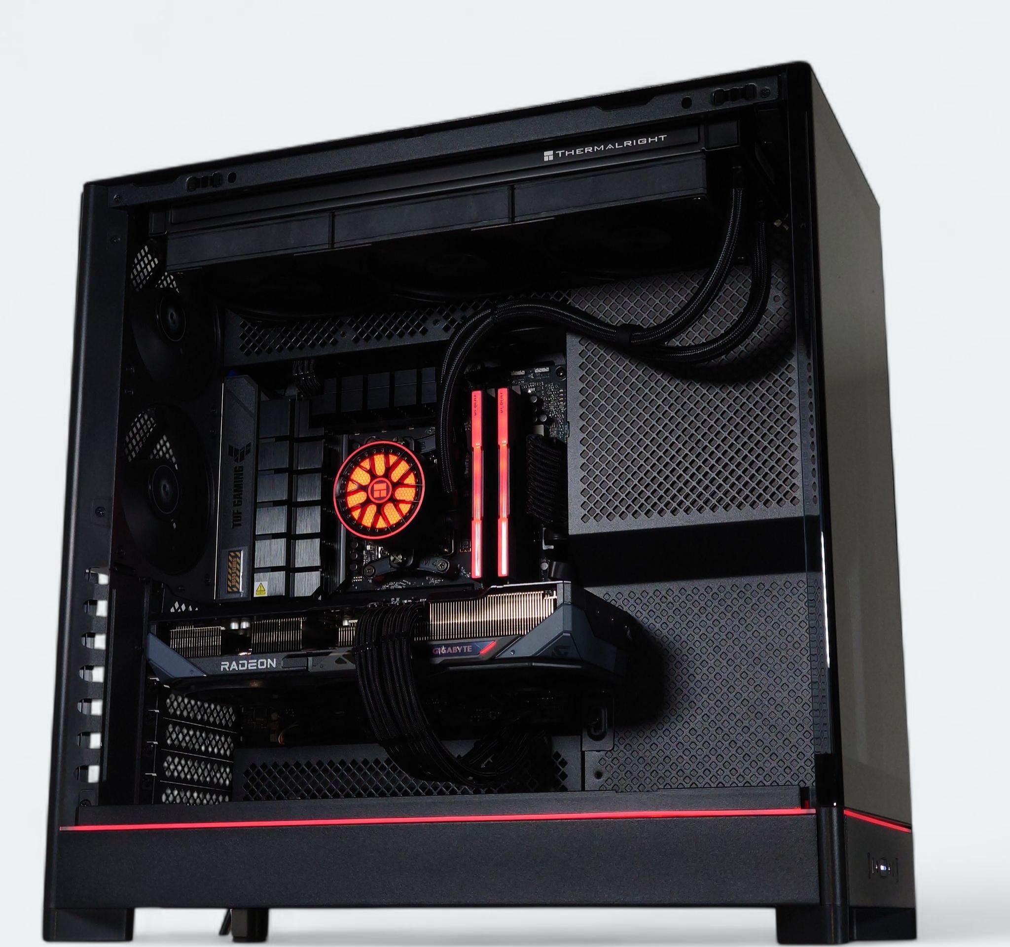 🌌 Liquid Cooled Gaming PC☄️AMD Ryzen 7 7700🌌AMD RX 9070 16GB🌌32GB DDR5🌌1TB NVME
