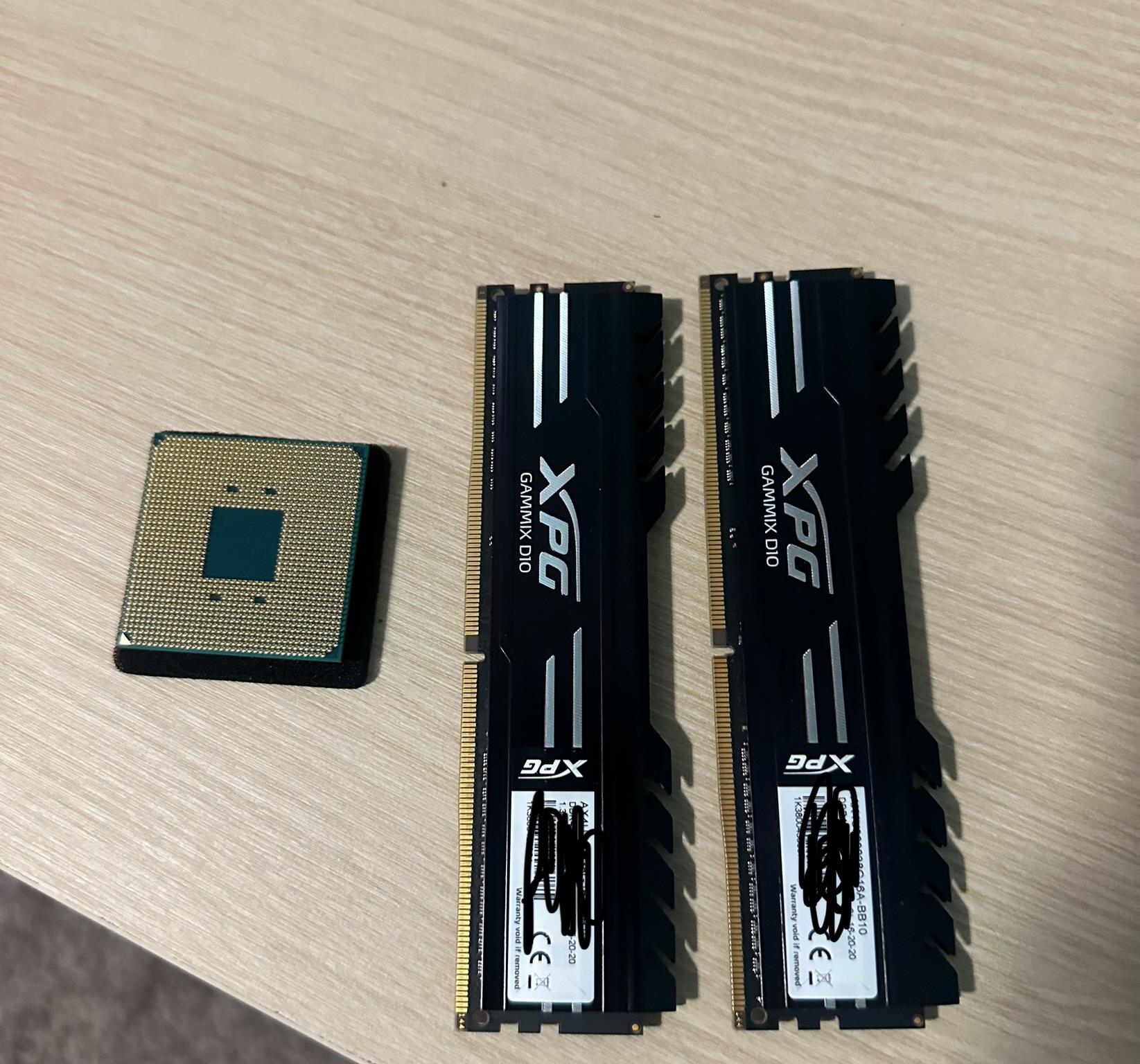 Ryzen 5 3600 2 8gb sticks ddr4 ram 16gb total