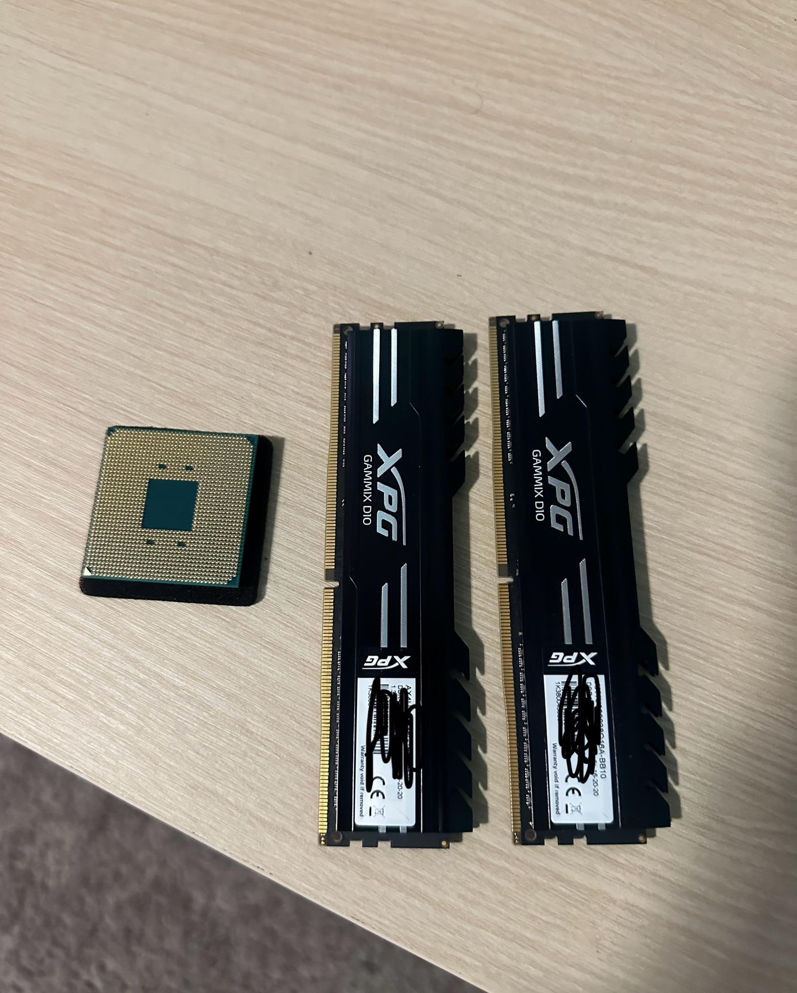 Ryzen 5 3600 2 8gb sticks ddr4 ram 16gb total